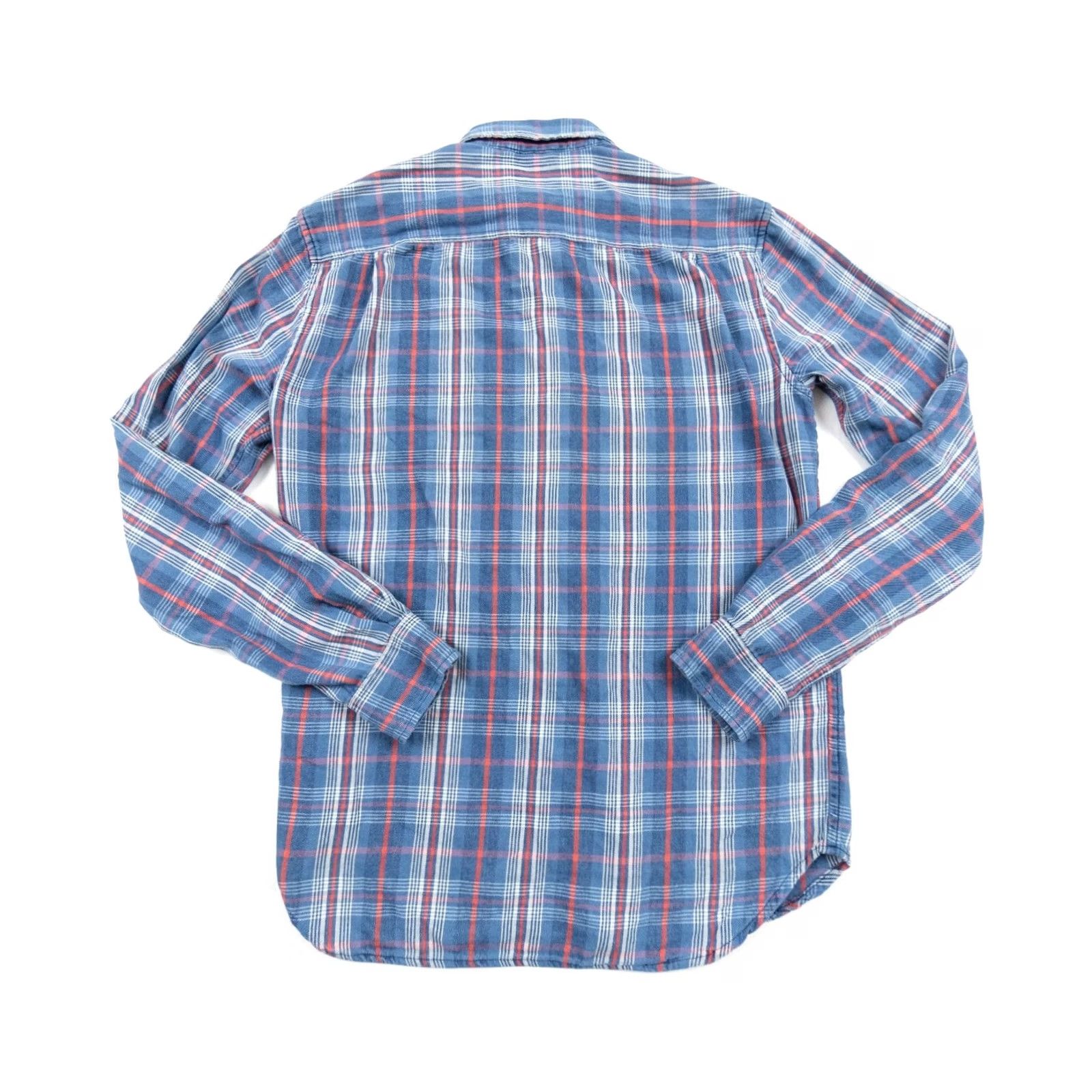 Vintage Denim & Supply Ralph Lauren Shirt Mens Small Blue Button-Up Long Sleeve Plaid Size US S / EU 44-46 / 1 - 5 Thumbnail