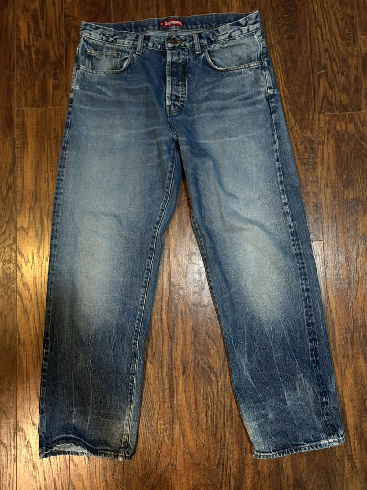 Supreme Supreme distressed jeans Size US 34 / EU 50 - 1 Thumbnail