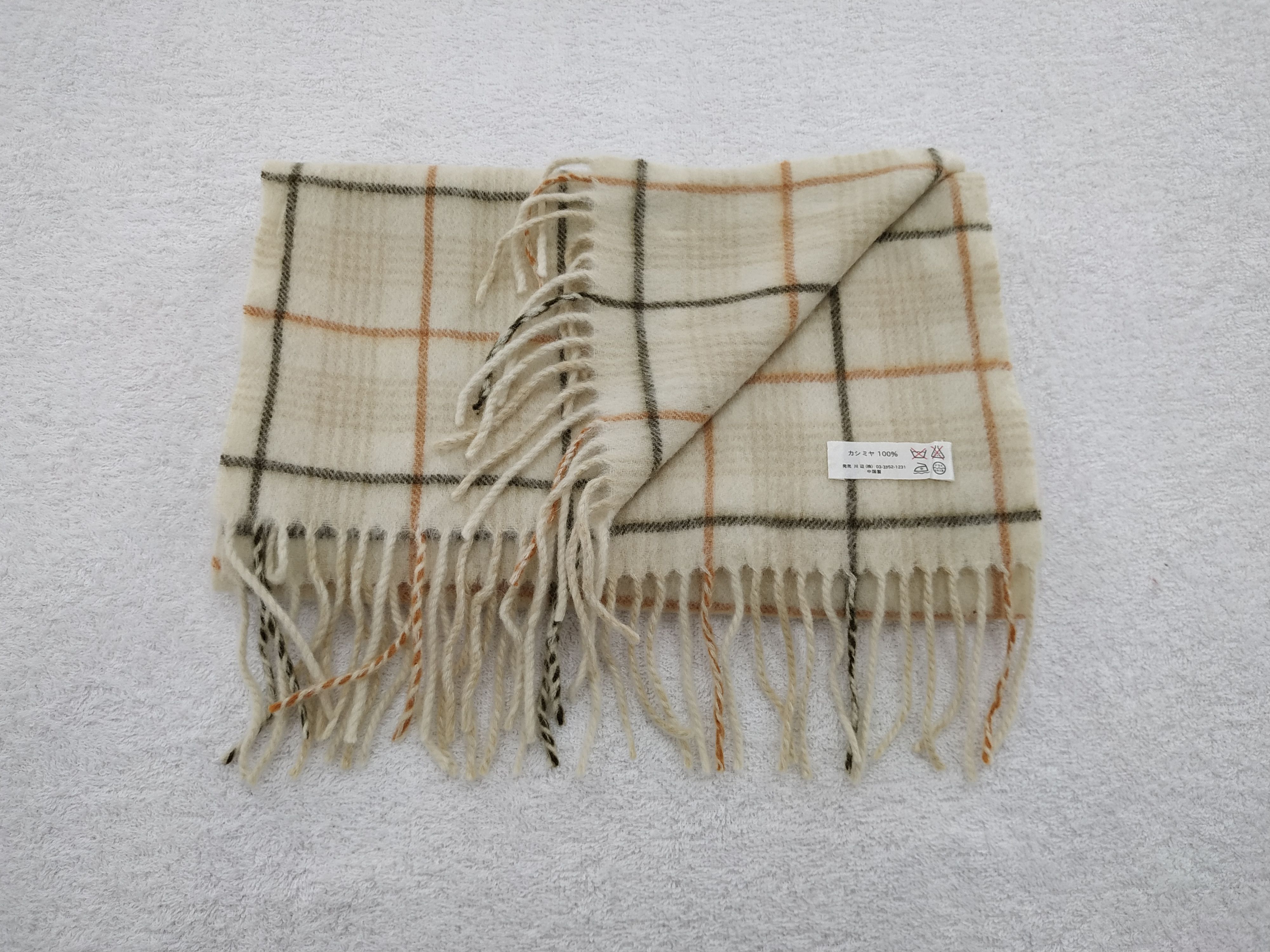 Pierre Cardin Vintage Pierre Cardin Wool Scarf/Muffler/Neckwear MF049 Size ONE SIZE - 4 Thumbnail