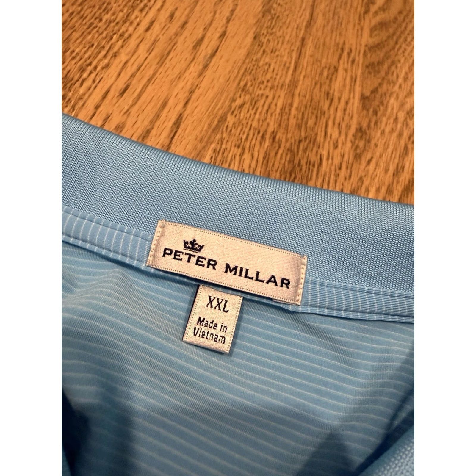 Peter Millar Peter Millar Crown Sport Polo Shirt Men’s 2XL Striped Blue NWT Sports Golf Shirt Mens Polo Shirt Size US XXL / EU 58 / 5 - 5 Thumbnail