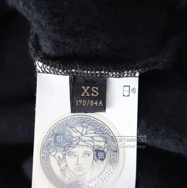 Versace Versace Black Women's Sweatshirt with Logo . Size XS / US 0-2 / IT 36-38 - 7 Thumbnail