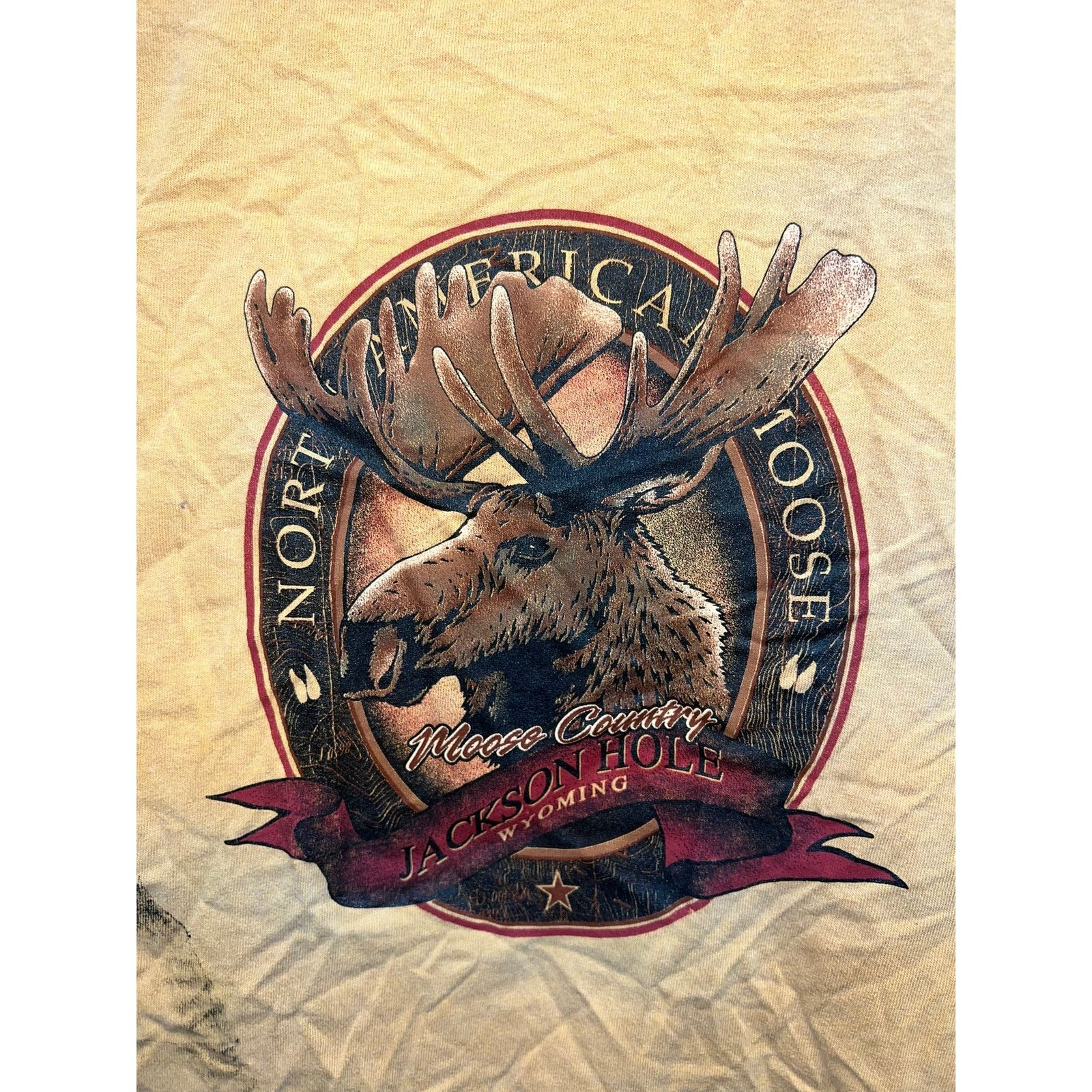 Vintage North America Moose Shirt Jackson Hole WY Vintage Large L Size US L / EU 52-54 / 3 - 2 Thumbnail