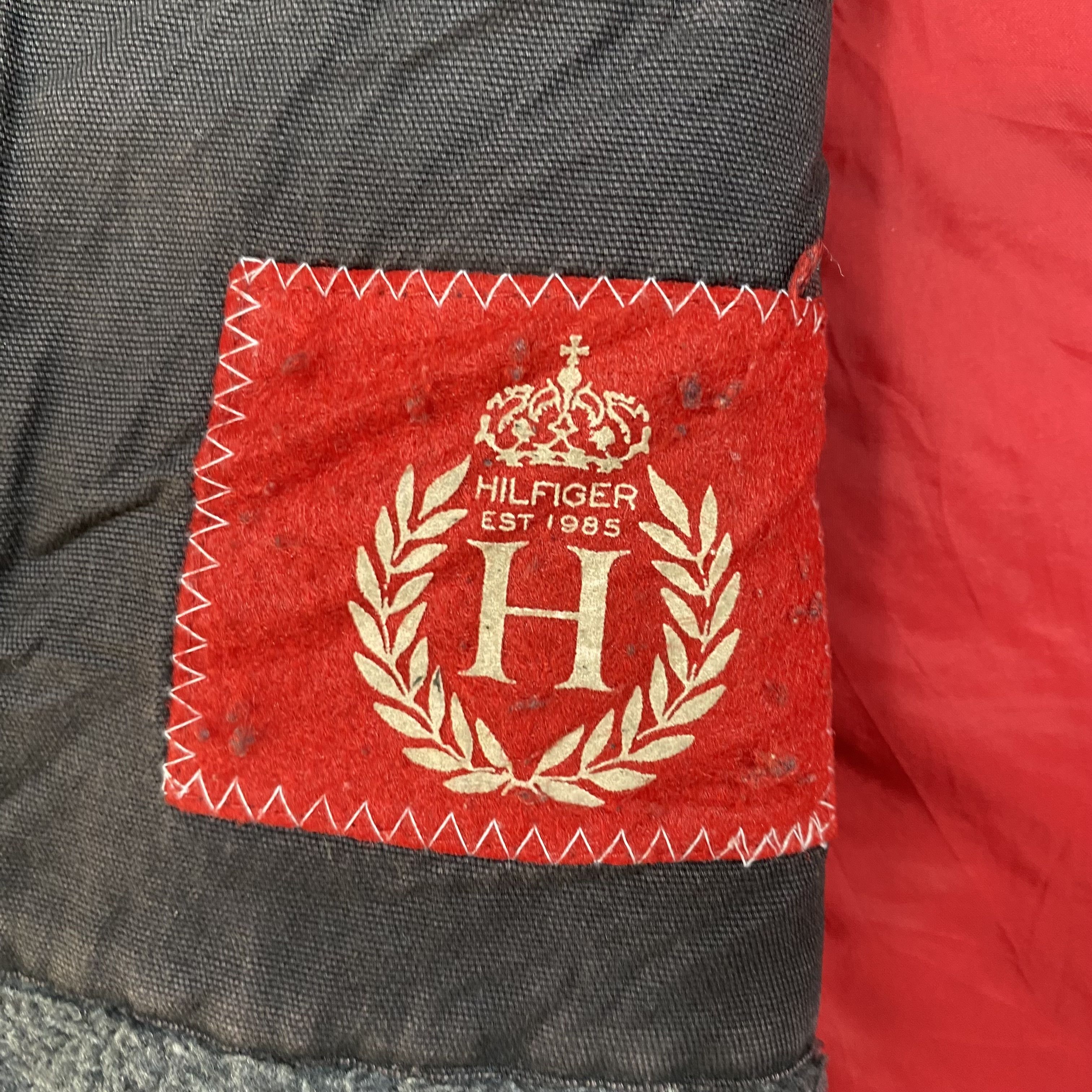 Tommy Hilfiger VTG Tommy Hilfiger Waxed Utility Hooded Field Jacket-J662 Size US XL / EU 56 / 4 - 15 Thumbnail