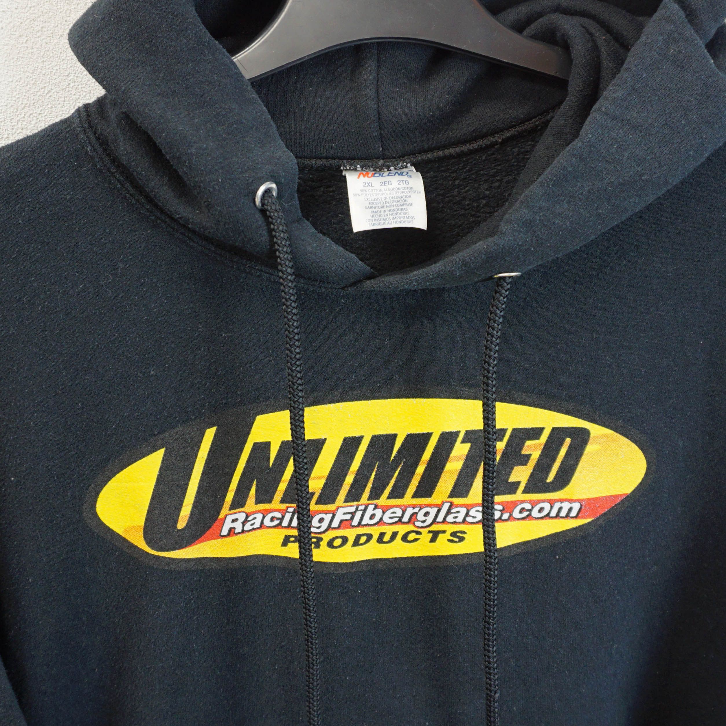 Vintage Unlimited Racing Graphic Hoodie Size US XXL / EU 58 / 5 - 3 Thumbnail