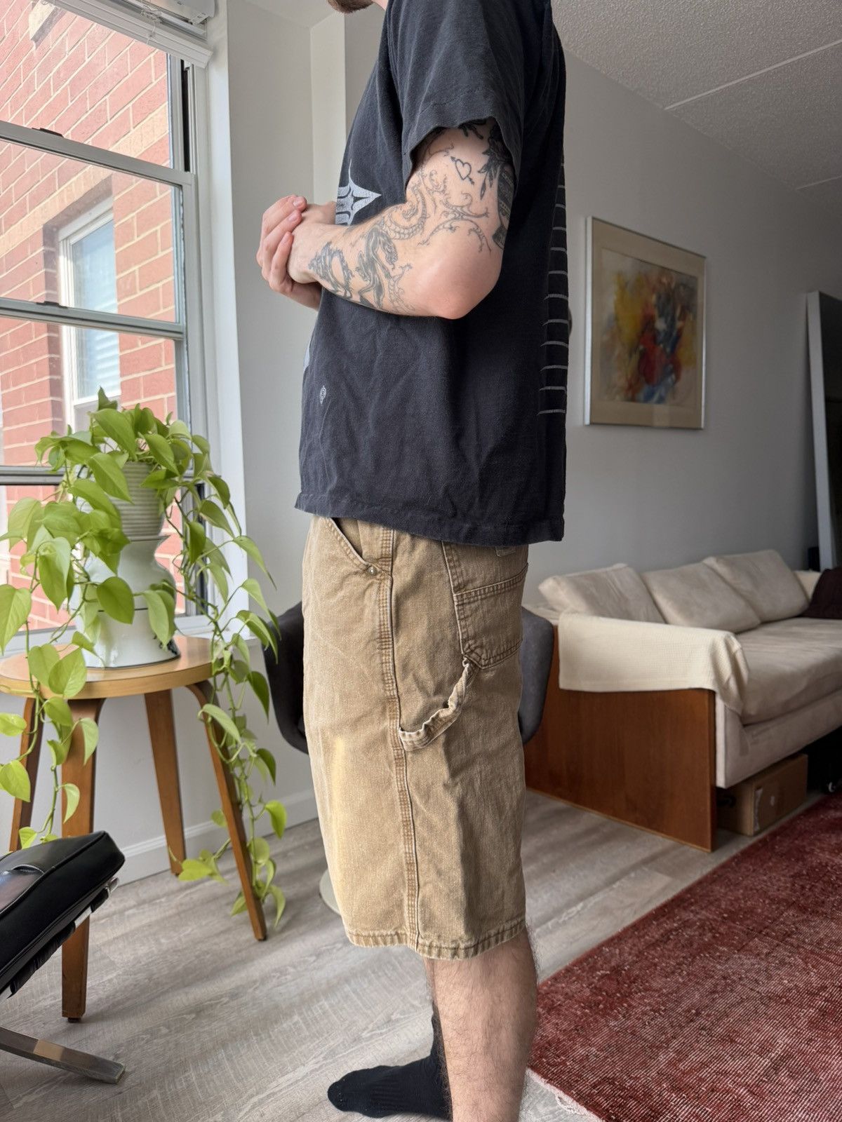 Lee Lee dungarees shorts Size US 33 - 2 Thumbnail