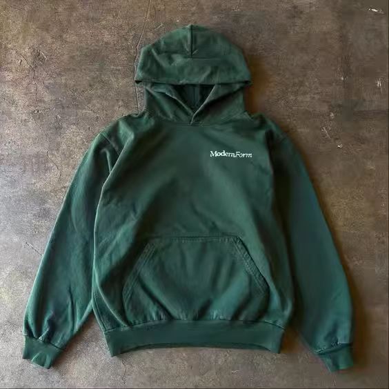 Japanese Brand Green casual retro nut print hoodie y2k Size US M / EU 48-50 / 2 - 2 Thumbnail