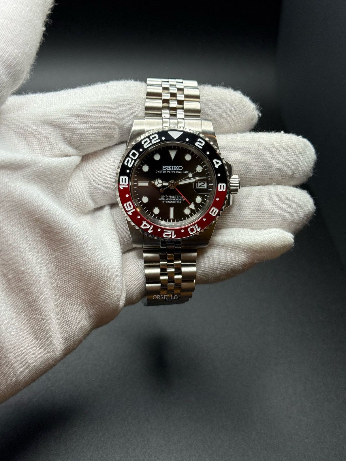 Seiko seiko mod watch gmt coke Size ONE SIZE - 1 Thumbnail