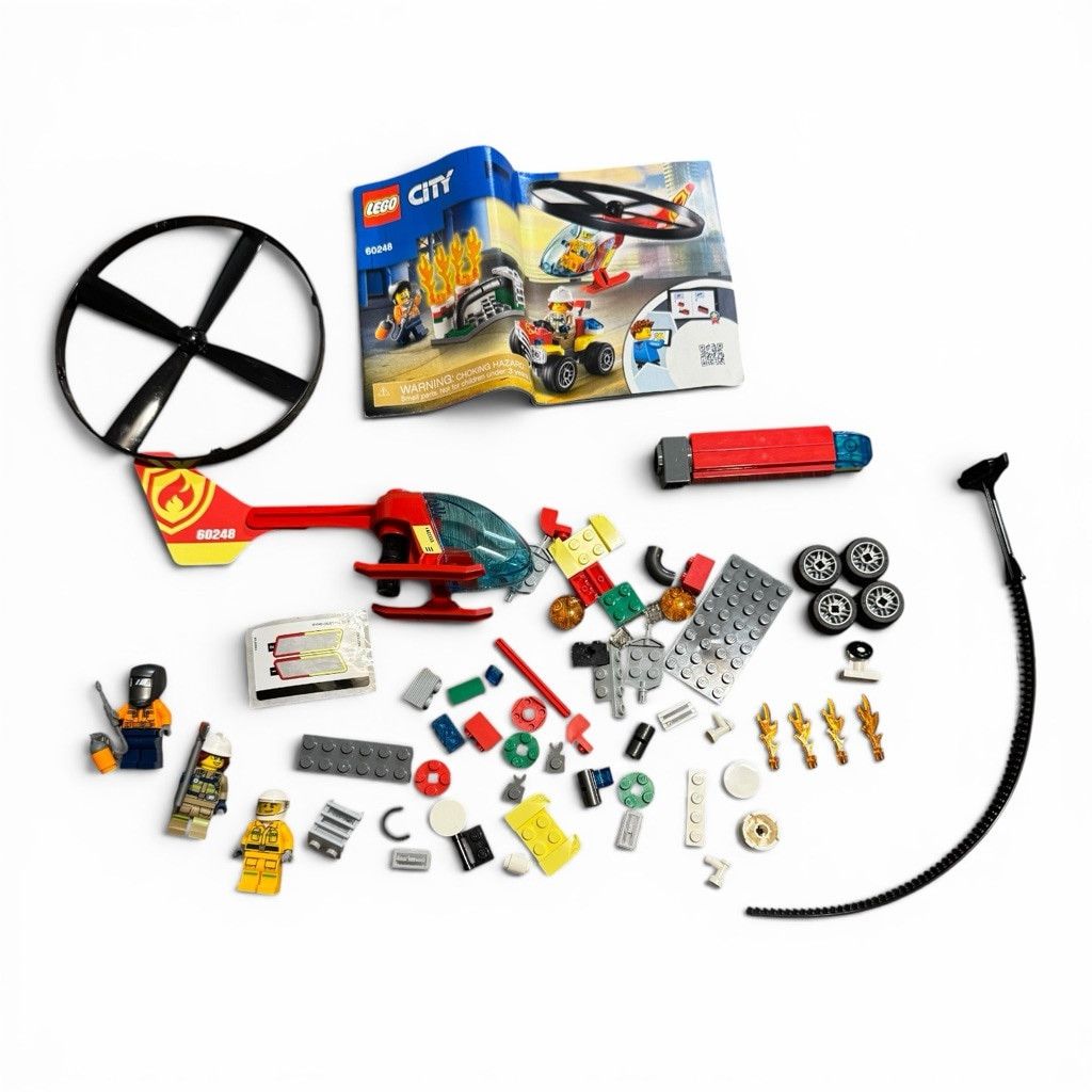 LEGO LEGO City Fire Helicopter Building Set Bundle Lot With Minif Size ONE SIZE - 1 Thumbnail