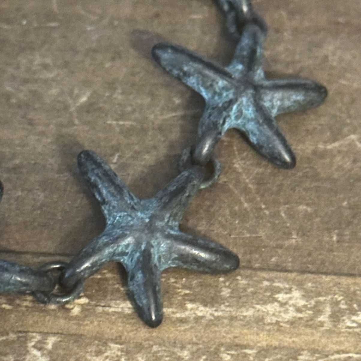 Vintage Vintage patina wash starfish link bracelet Size ONE SIZE - 5 Thumbnail