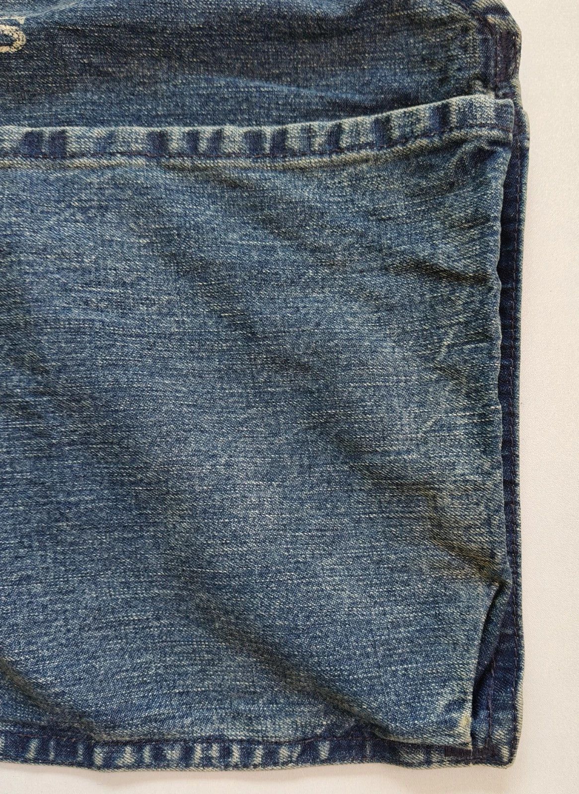 RRL Ralph Lauren Double RL Cotton Denim Apron FTP 1203 Size ONE SIZE - 6 Thumbnail