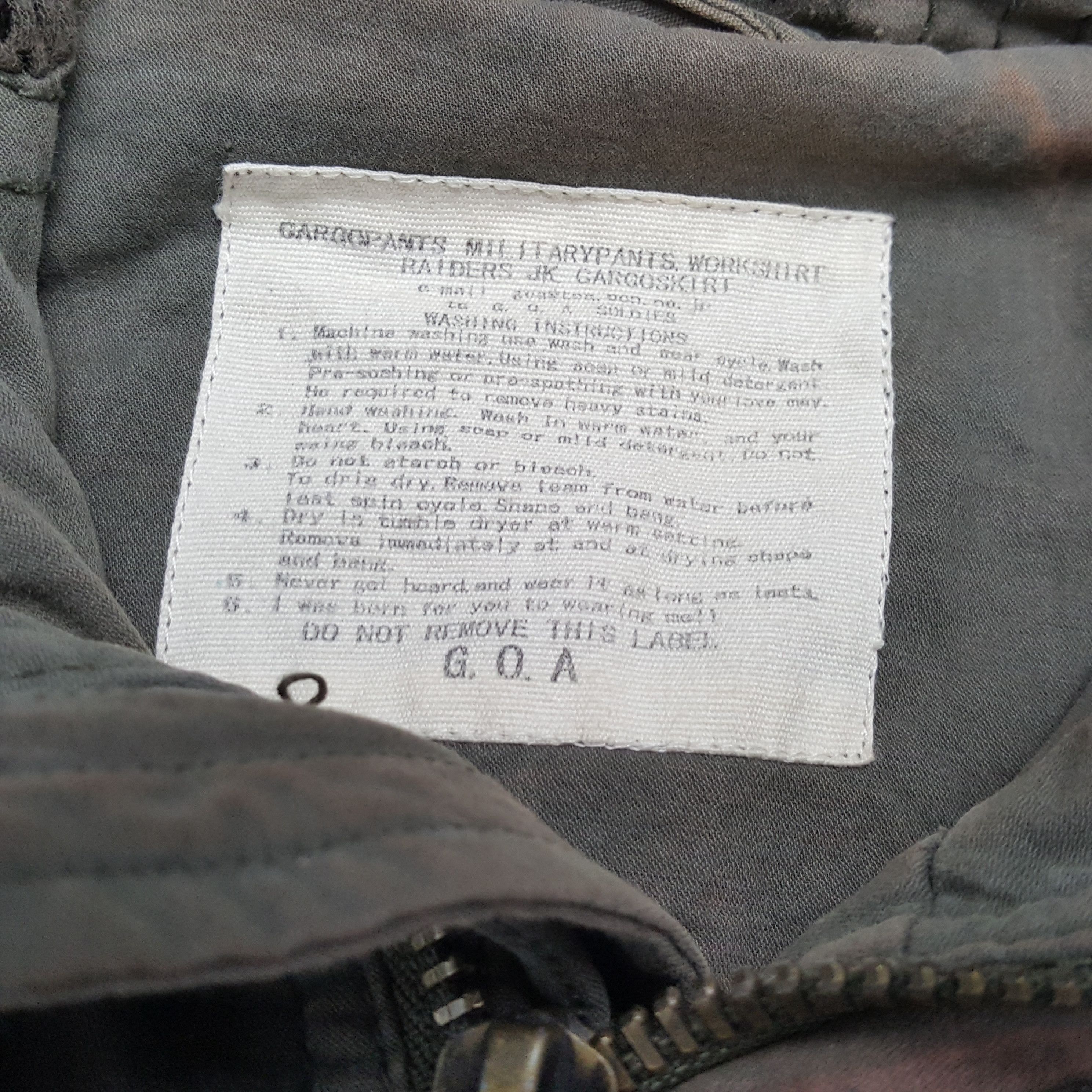 If Six Was Nine Vintage G.O.A Japanese Fashion Punk Parkas Jacket Size US S / EU 44-46 / 1 - 10 Thumbnail