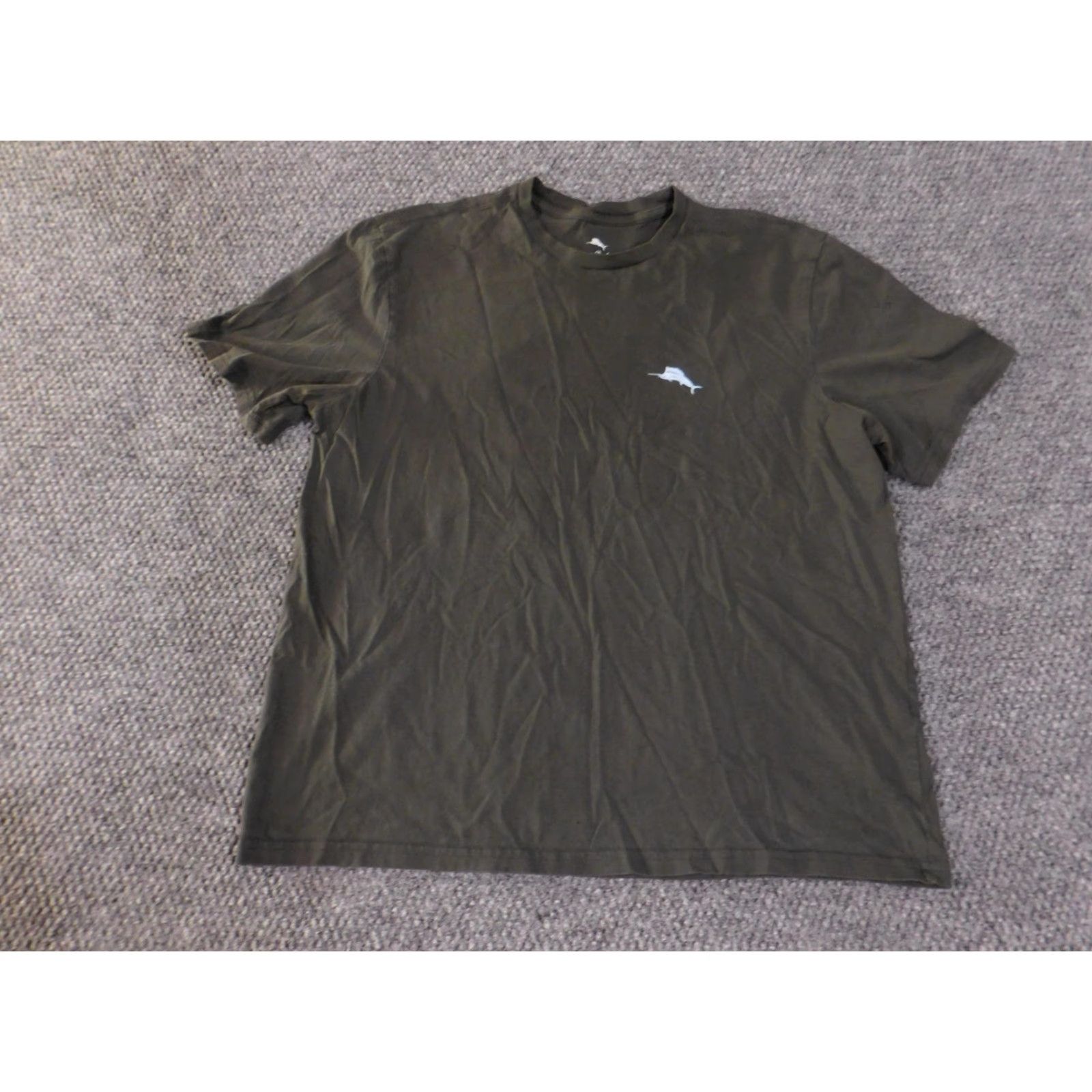 Tommy Bahama VINTAGE Tommy Bahama Shirt Mens M Green Spin Class Graphic Marlin Logo Cotton Tee Size US M / EU 48-50 / 2 - 2 Thumbnail