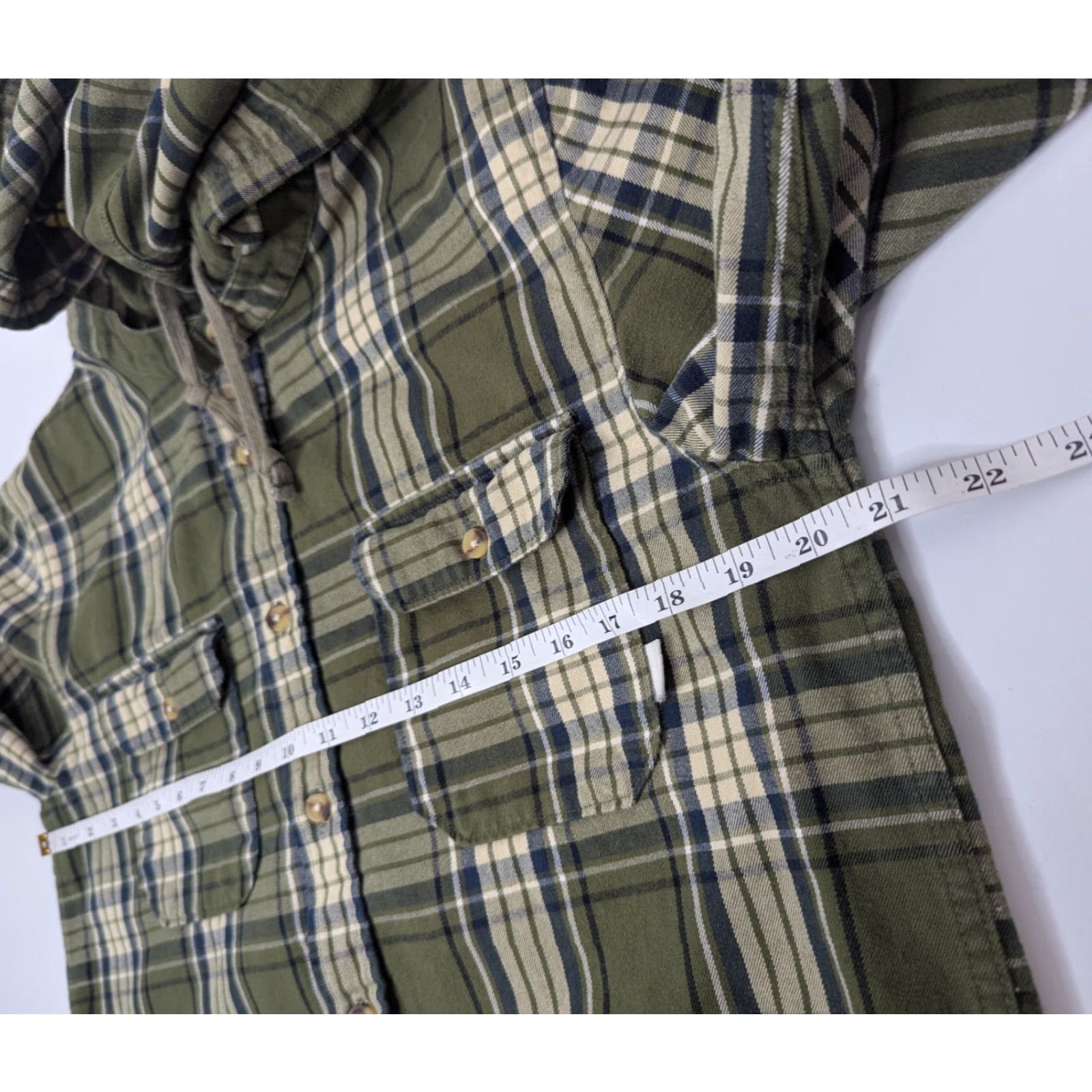 Burton Burton Shirt Plaid Green Hooded Flannel Long Sleeve Men S Outdoors Casual Button-Up Size US S / EU 44-46 / 1 - 6 Thumbnail