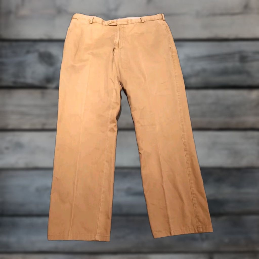 Peter Millar Vintage Peter Millar Men's Golf Pants 38x30 Chino Business Casual Khaki Cotton Straight Leg Size US 38 / EU 54 - 1 Thumbnail