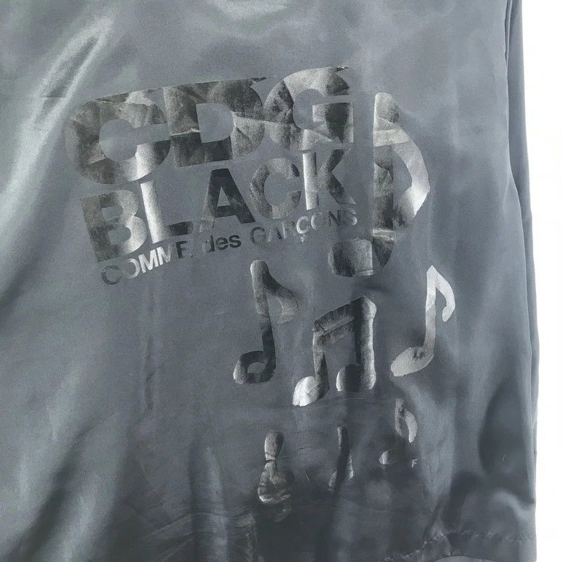Comme des Garcons Black Jacket Polyester Satin China Shirt Toogle Button Black Size US L / EU 52-54 / 3 - 11 Thumbnail