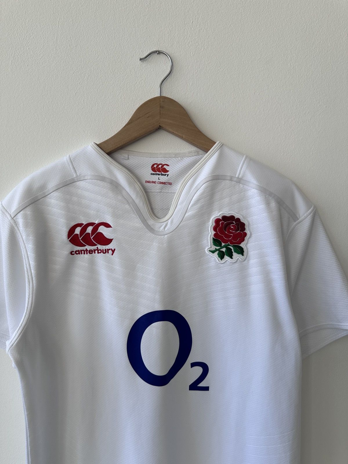 Canterbury of New Zealand Canterbury England 15/16 Home Rugby Union Jersey Size US L / EU 52-54 / 3 - 4 Thumbnail