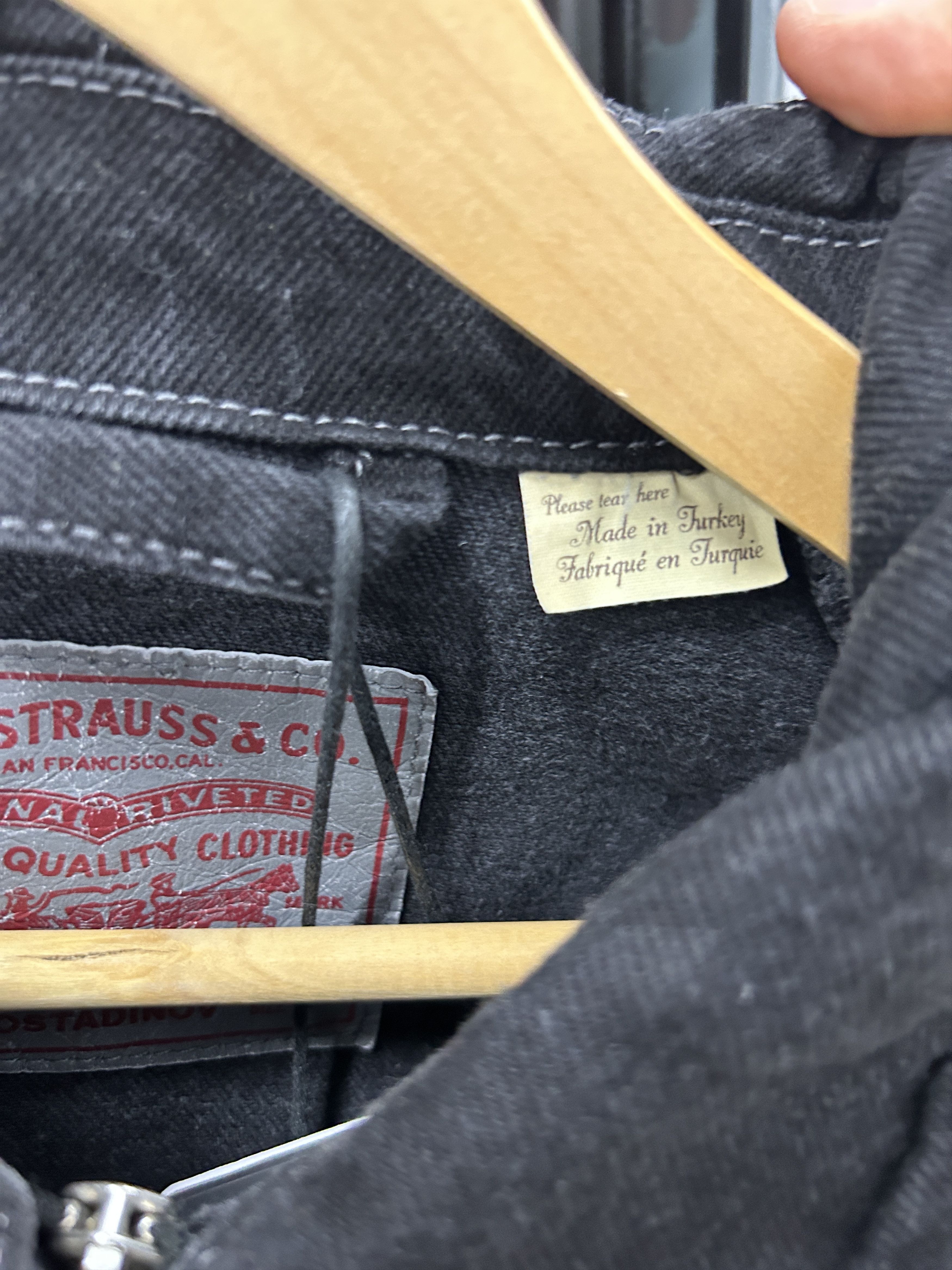 Kiko Kostadinov × Levi's Levi's Articulate Darted Jacket – Black Denim Size US M / EU 48-50 / 2 - 3 Thumbnail