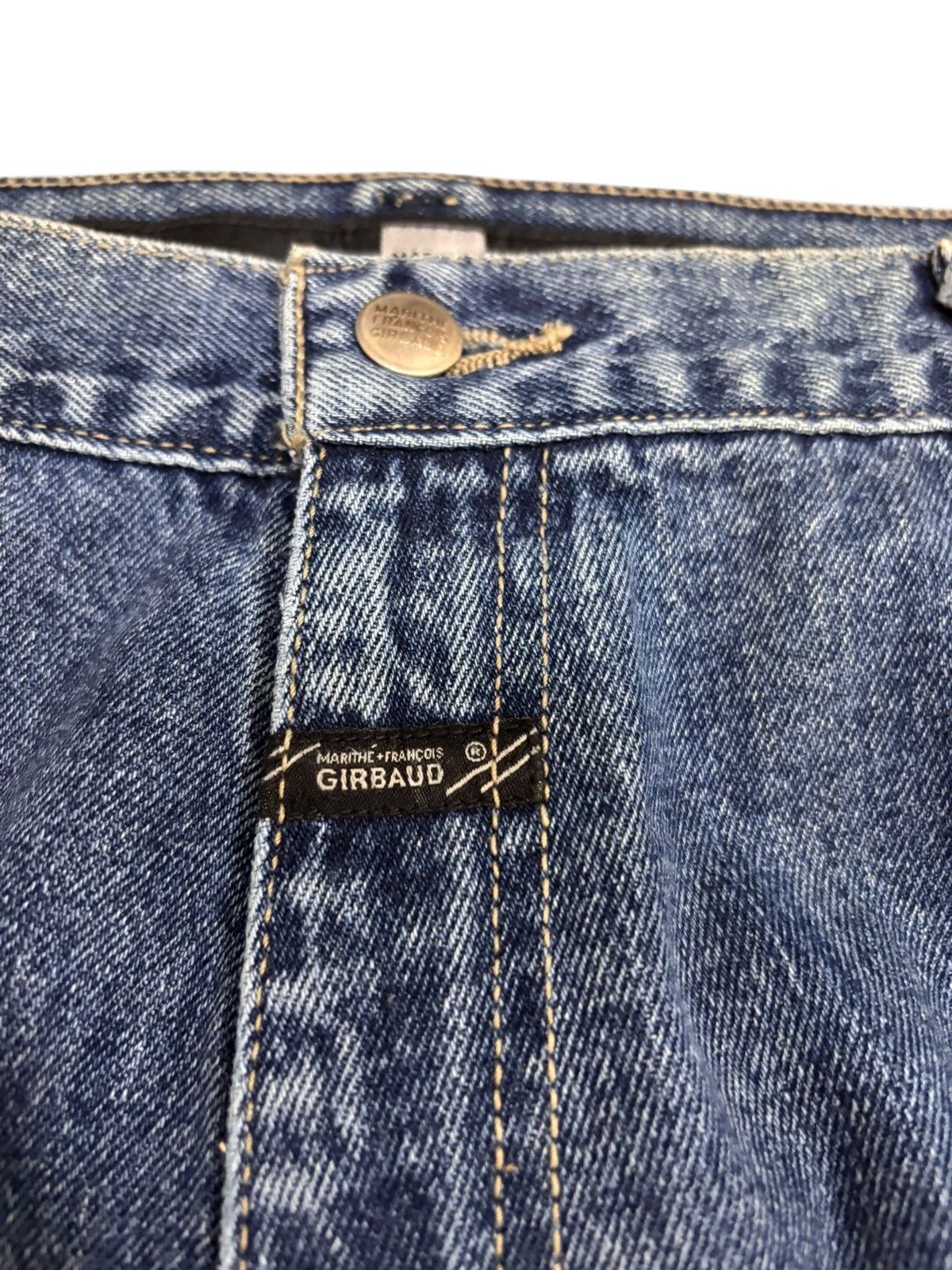 Marithe + Francois Girbaud Vintage Marithe Girbaud Jeans Size 38 Blue Denim Double Knee Size US 38 / EU 54 - 8 Thumbnail