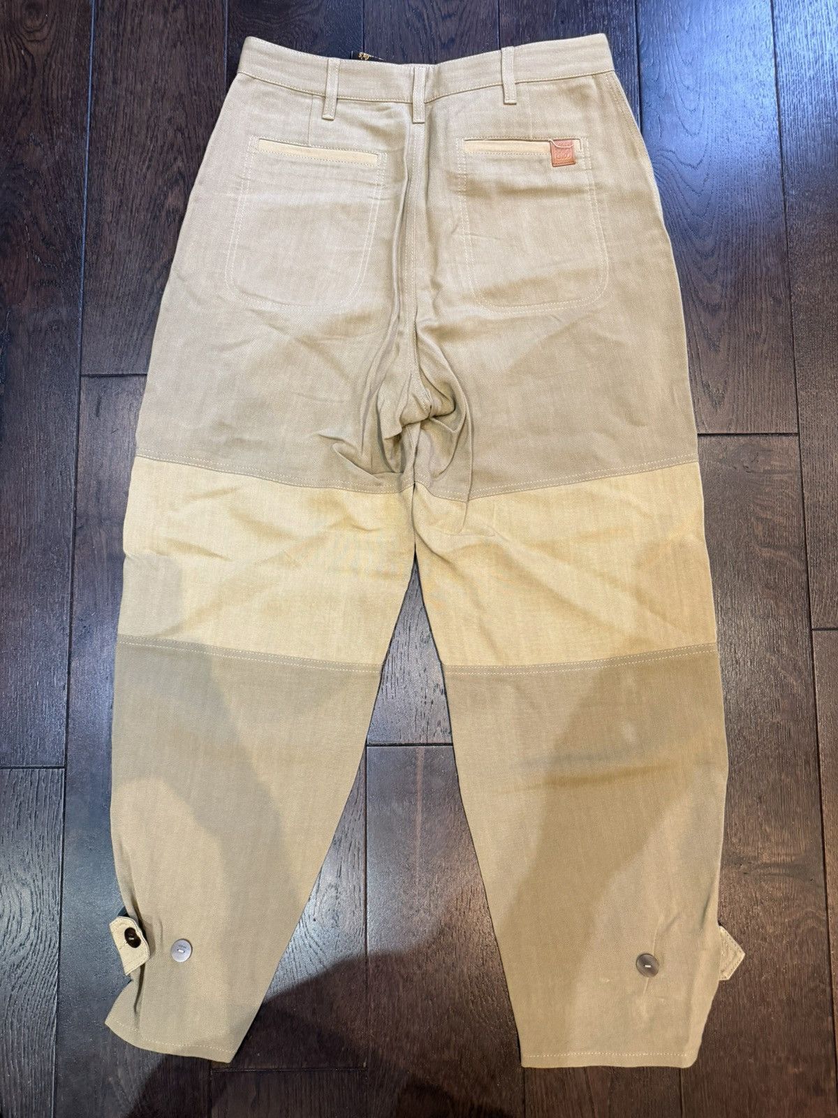 Loewe Loewe Paula's Ibiza Two-Tone Panelled Trousers Linen Viscose Size US 32 / EU 48 - 5 Thumbnail
