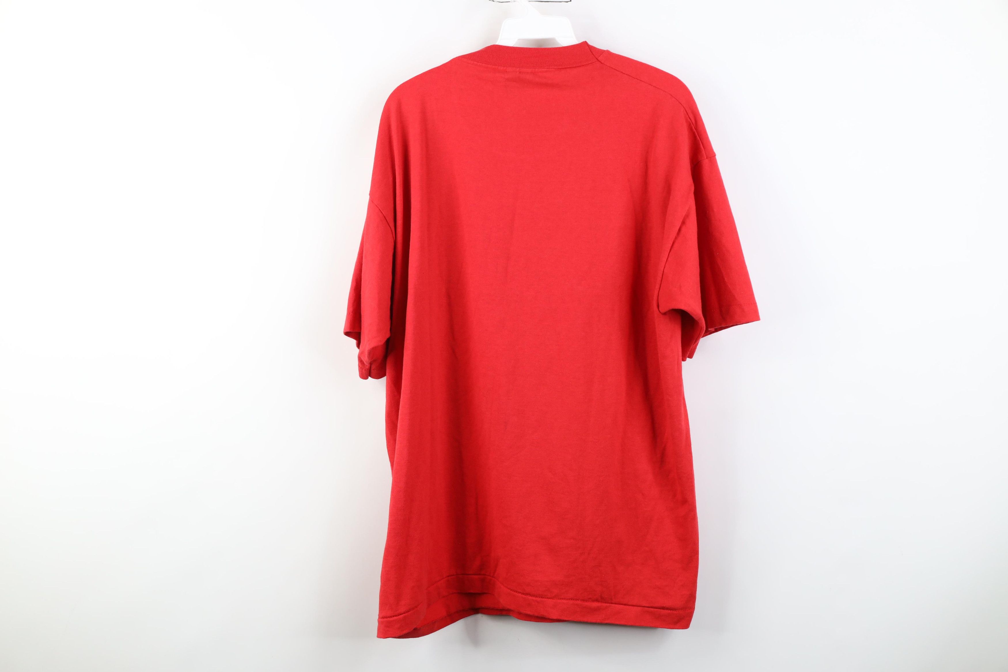 Vintage Vintage 90s Streetwear I No Want No Bahamas T-Shirt Red USA Size US XL / EU 56 / 4 - 11 Thumbnail