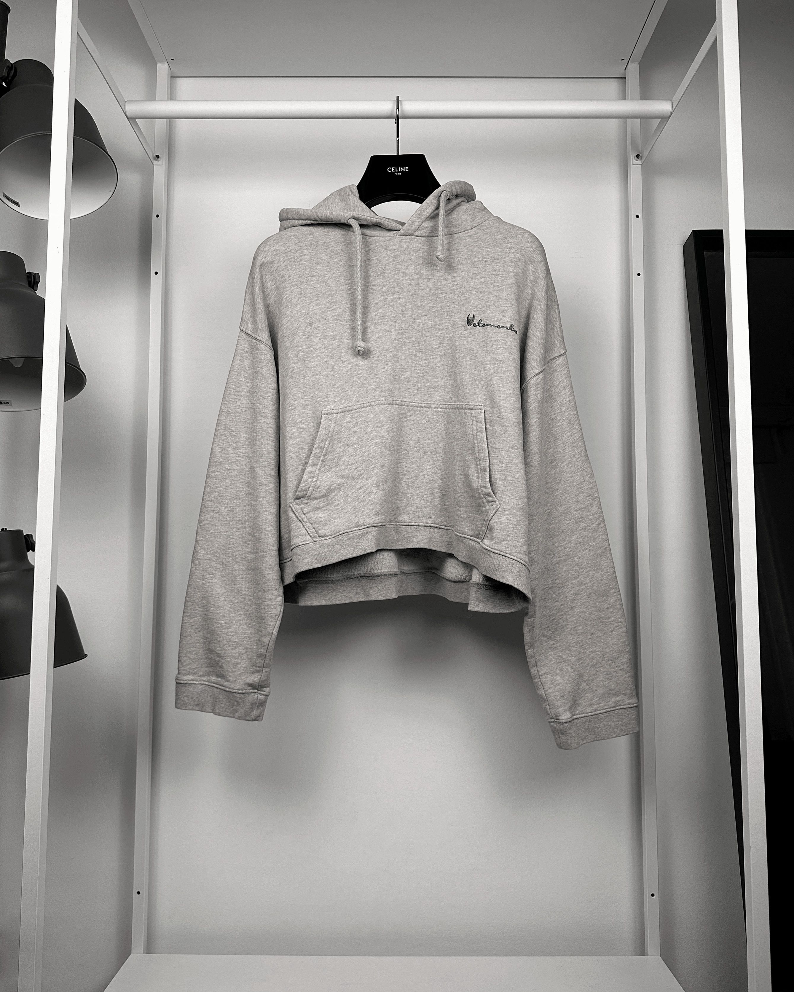 Vetements Vetements Champion Logo Reversible Cropped Hoodie Size US M / EU 48-50 / 2 - 2 Thumbnail