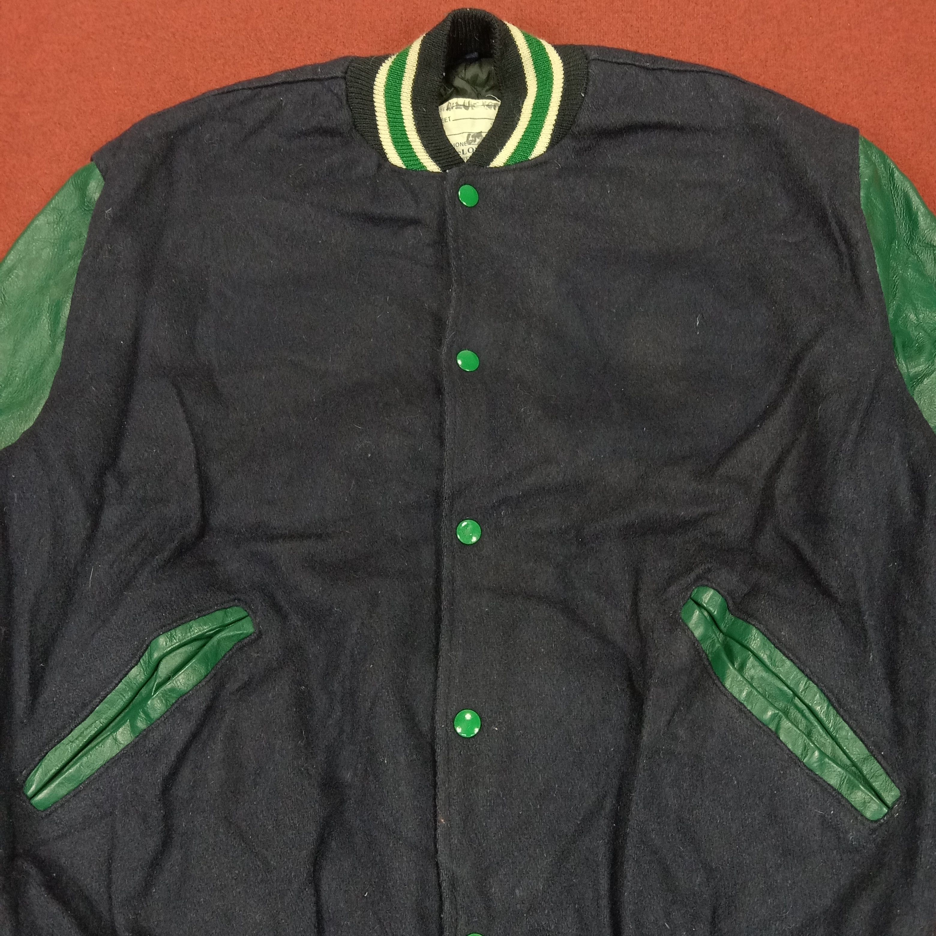 Japanese Brand Varsity Jacket Custom Number Nine Art Streetwear Style Size US XXL / EU 58 / 5 - 4 Thumbnail