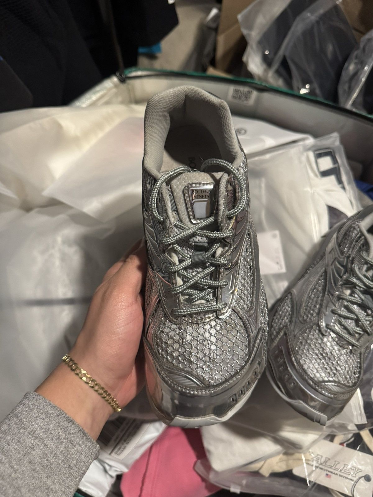 Bottega Veneta Bottega veneta orbit silver Size US 5.5 / EU 38 - 4 Thumbnail
