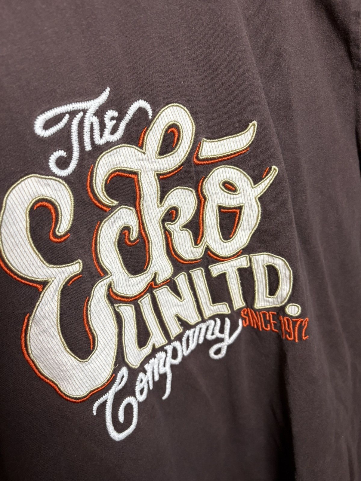 Ecko Unltd. × Vintage Y2K Ecko UnLtd Brown T-Shirt Size US XXL / EU 58 / 5 - 3 Thumbnail