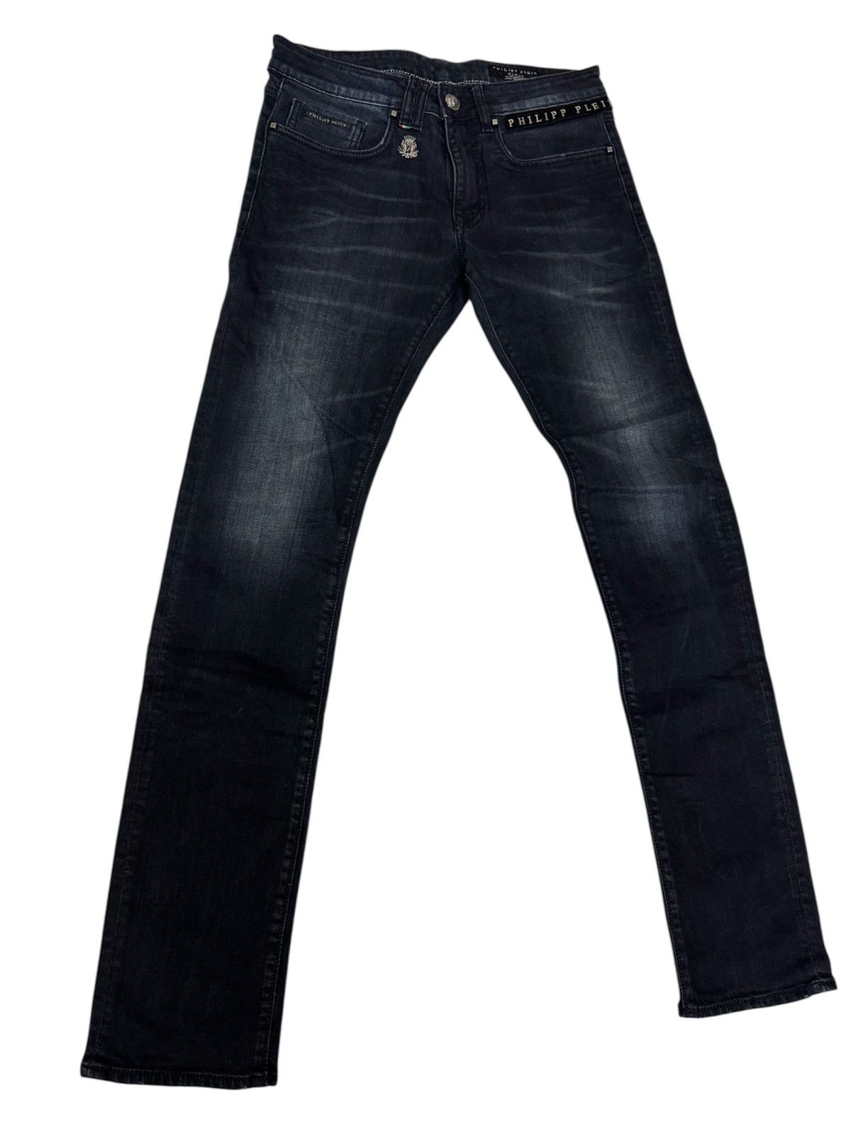 Philipp Plein Philipp Plein men's blue stretch-cotton denim jeans Size US 32 / EU 48 - 2 Thumbnail