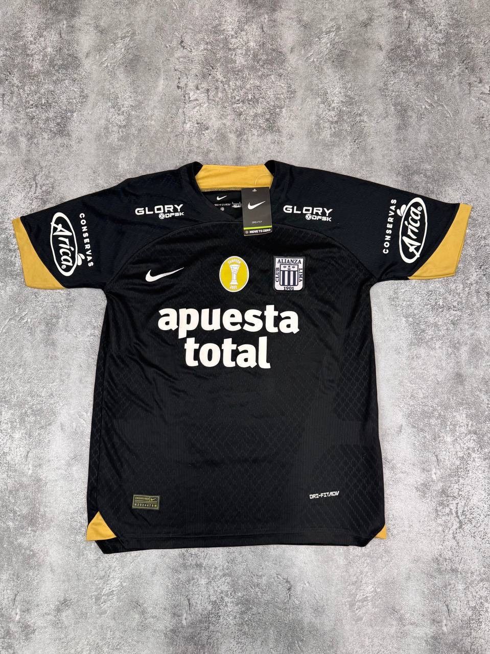 Nike Nike Alianza Lima Away NWT Jersey 2023-2024 Black Size S Size US S / EU 44-46 / 1 - 1 Thumbnail