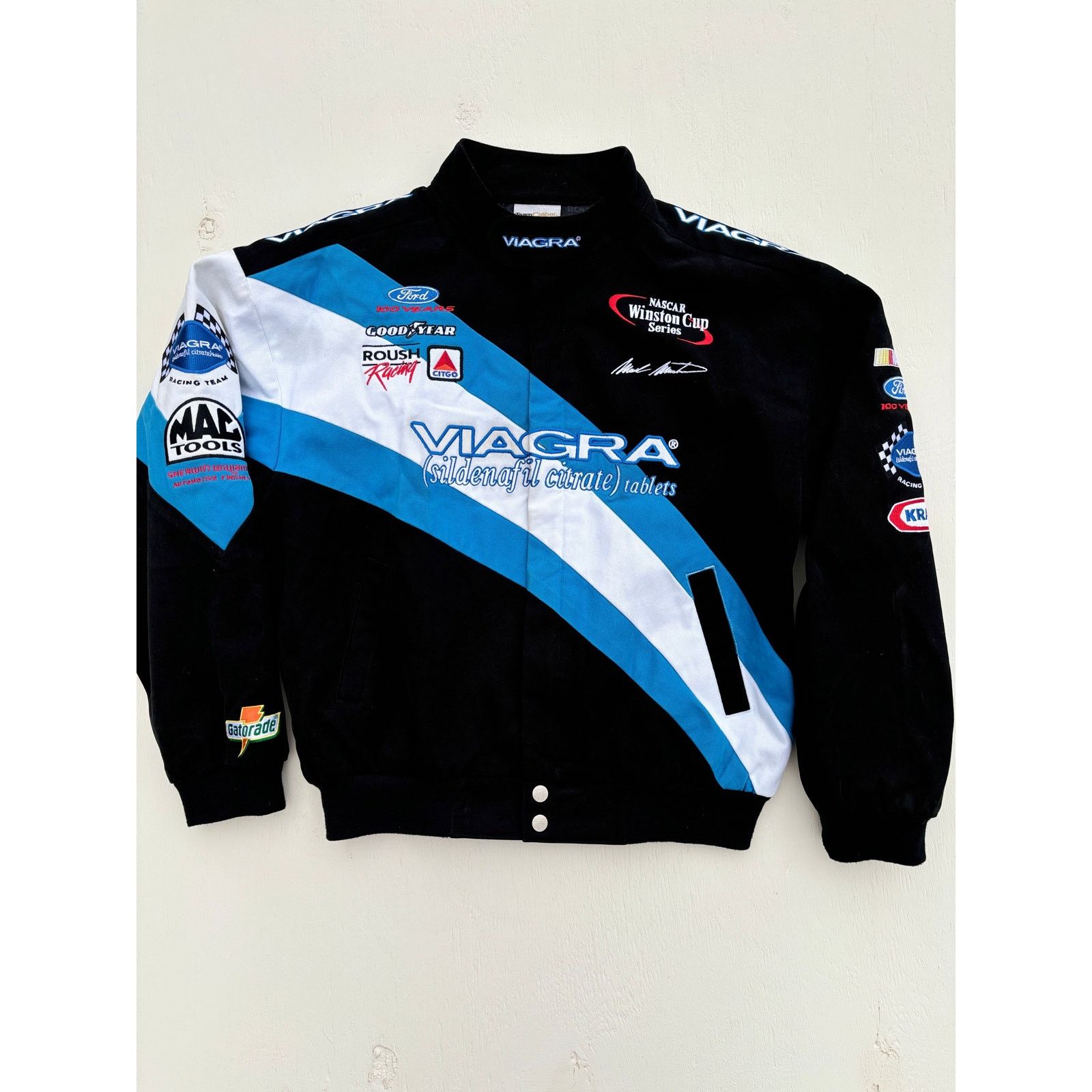 NASCAR Nascar Mark Martin Viagra Jacket Team Caliber Size US XL / EU 56 / 4 - 1 Thumbnail