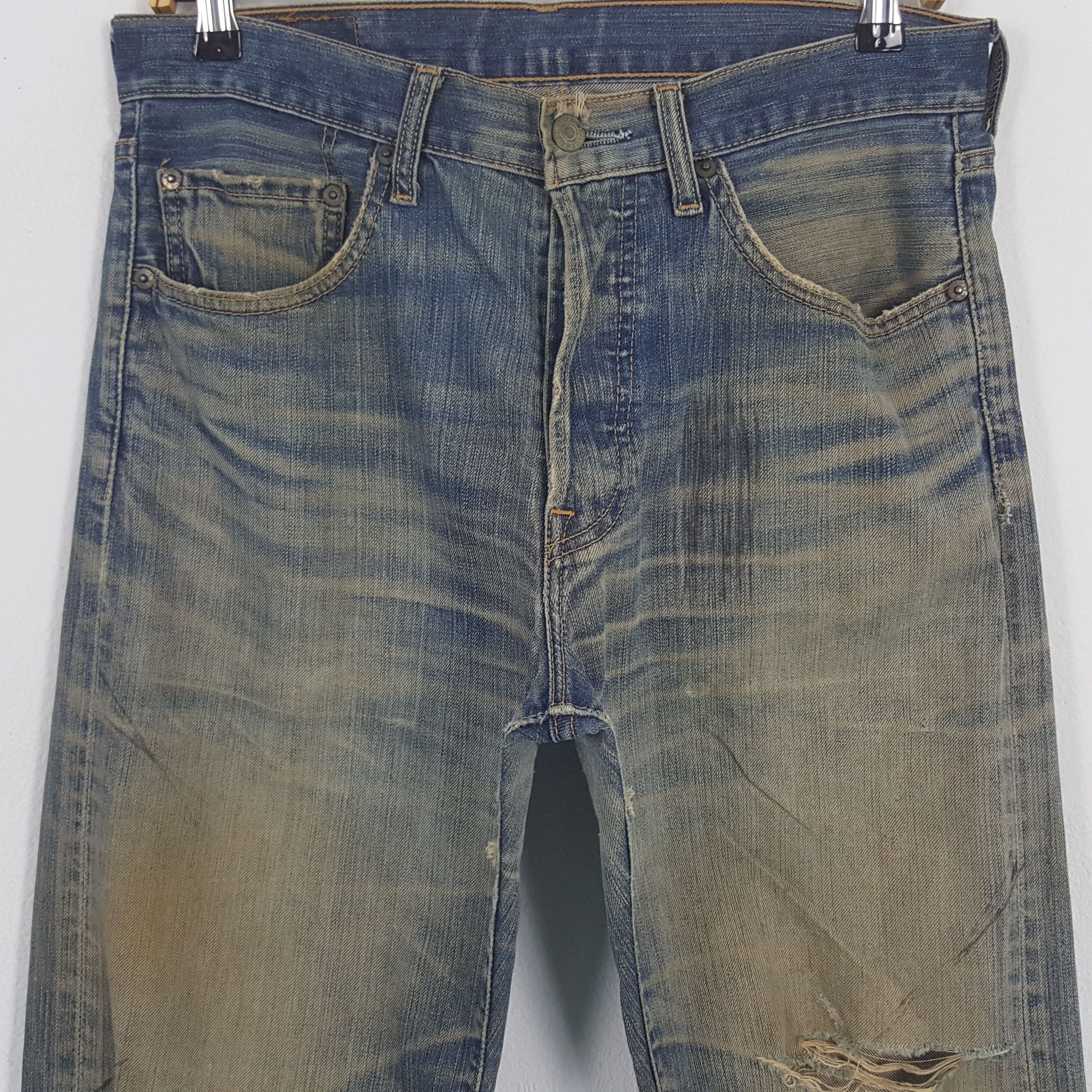 Levi's × Vintage Vintage Levis Distressed Style Denim Jeans Size US 31 - 2 Thumbnail