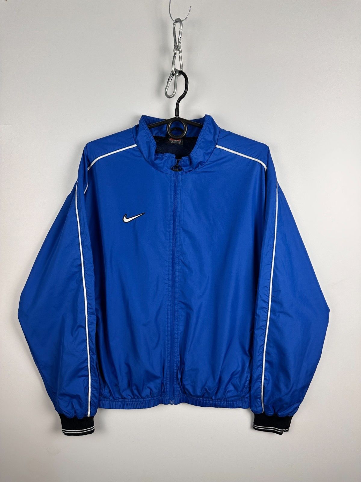 Nike Vintage 90’s Nike Team Jacket Windbreaker Blue Mens Size S Size US S / EU 44-46 / 1 - 1 Thumbnail