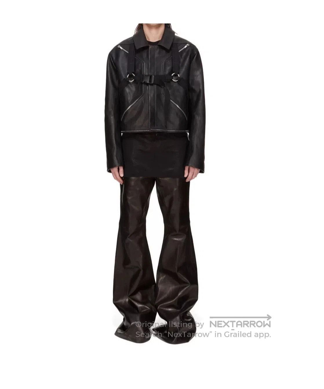 Rick Owens Rick Owens 25FW Blixa Max Leather Coat. Size US M / EU 48-50 / 2 - 7 Thumbnail