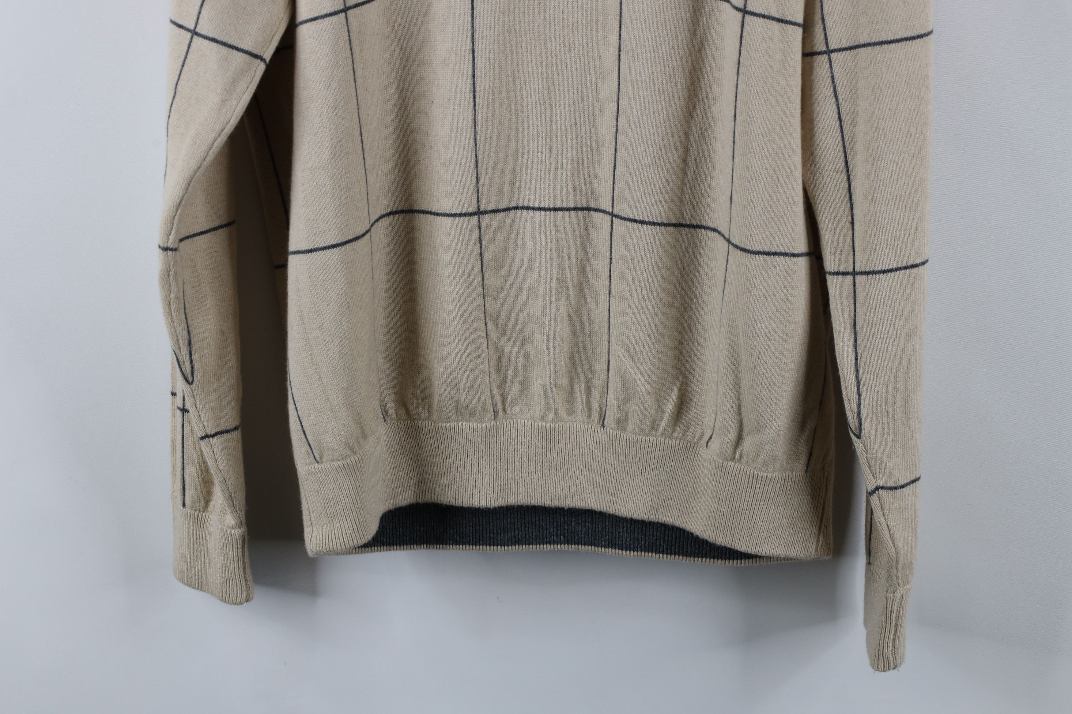 Vintage Vintage 90s Streetwear Cashmere Blend Knit Collared Sweater Size US M / EU 48-50 / 2 - 11 Thumbnail