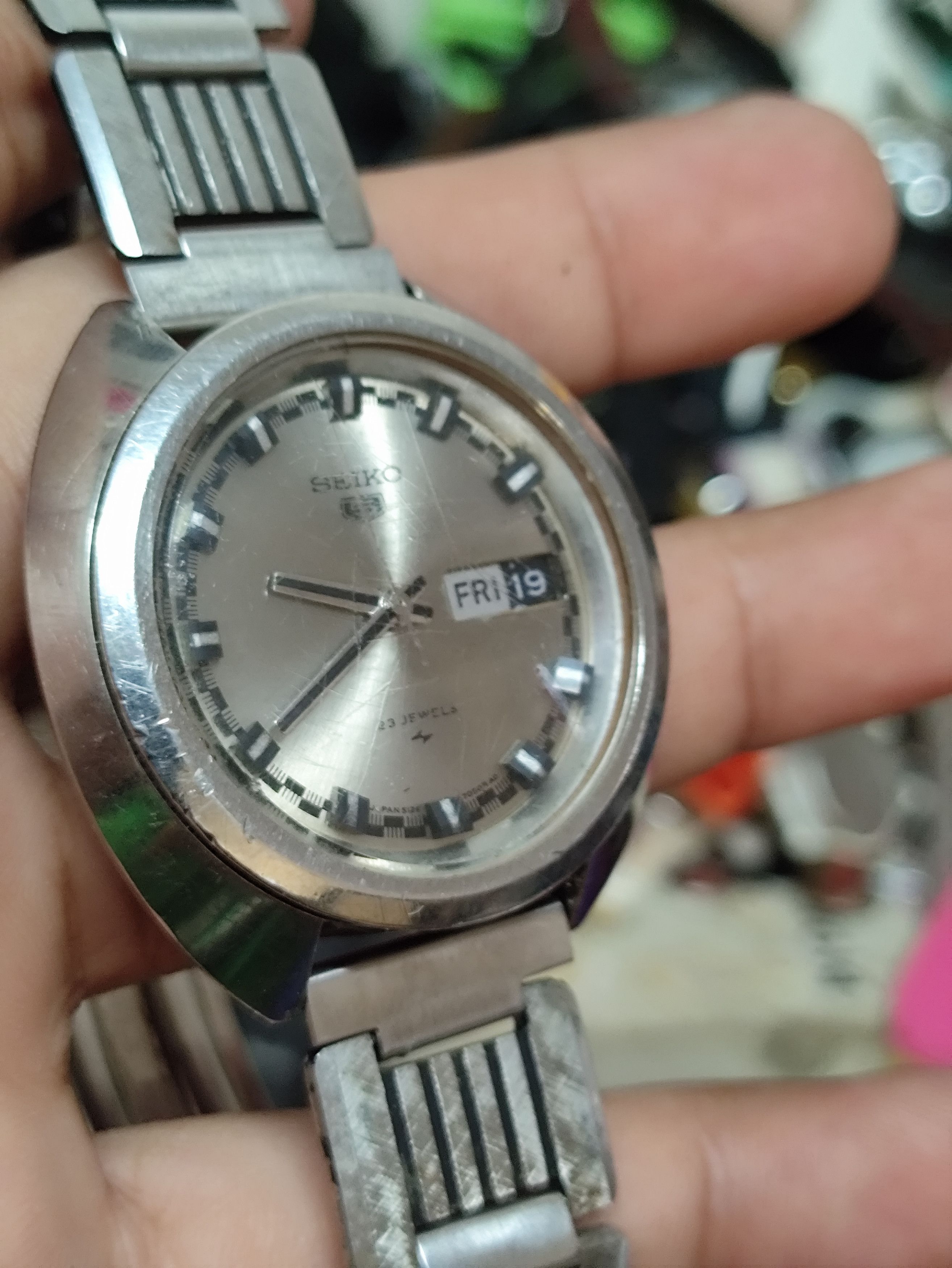 Japanese Brand Vintage 80'S SEIKO AUTOMATIC ENGINE JAPAN MADE Size ONE SIZE - 3 Thumbnail