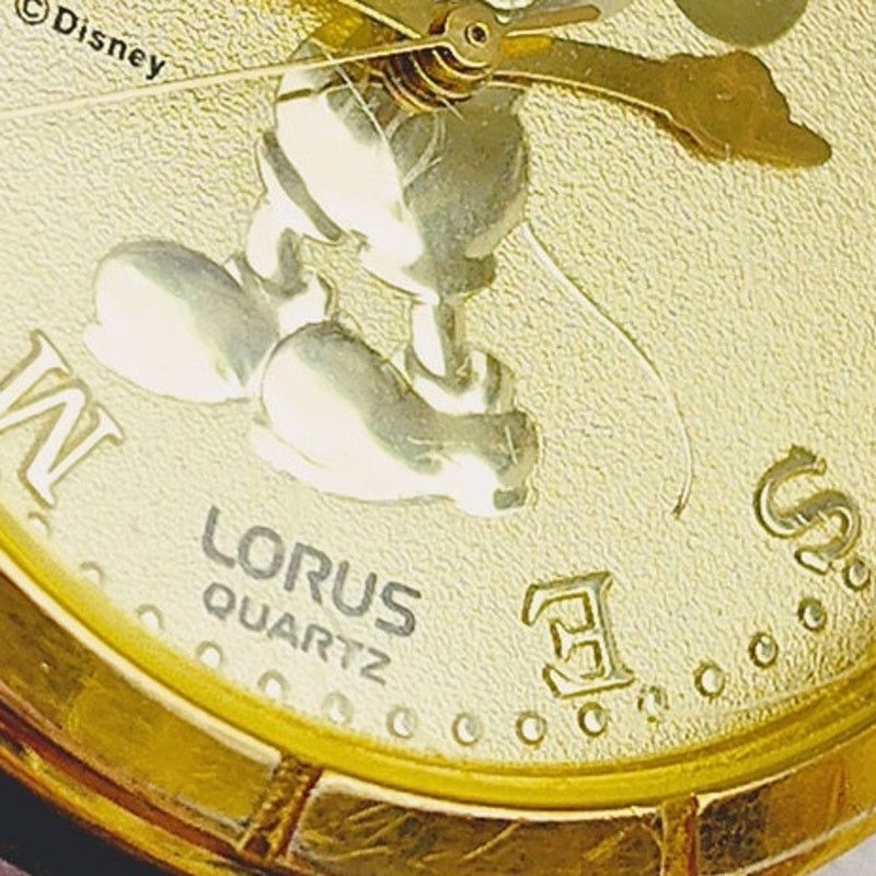 Disney Disney Lorus Mickey Mouse Gold On Gold Vintage Watch RARE Size ONE SIZE - 2 Thumbnail