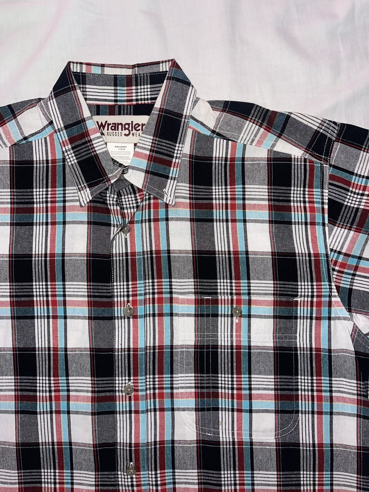 Wrangler Wrangler - Men’s Short Sleeve Polo - Sz L - Like Brand New Size US L / EU 52-54 / 3 - 2 Thumbnail