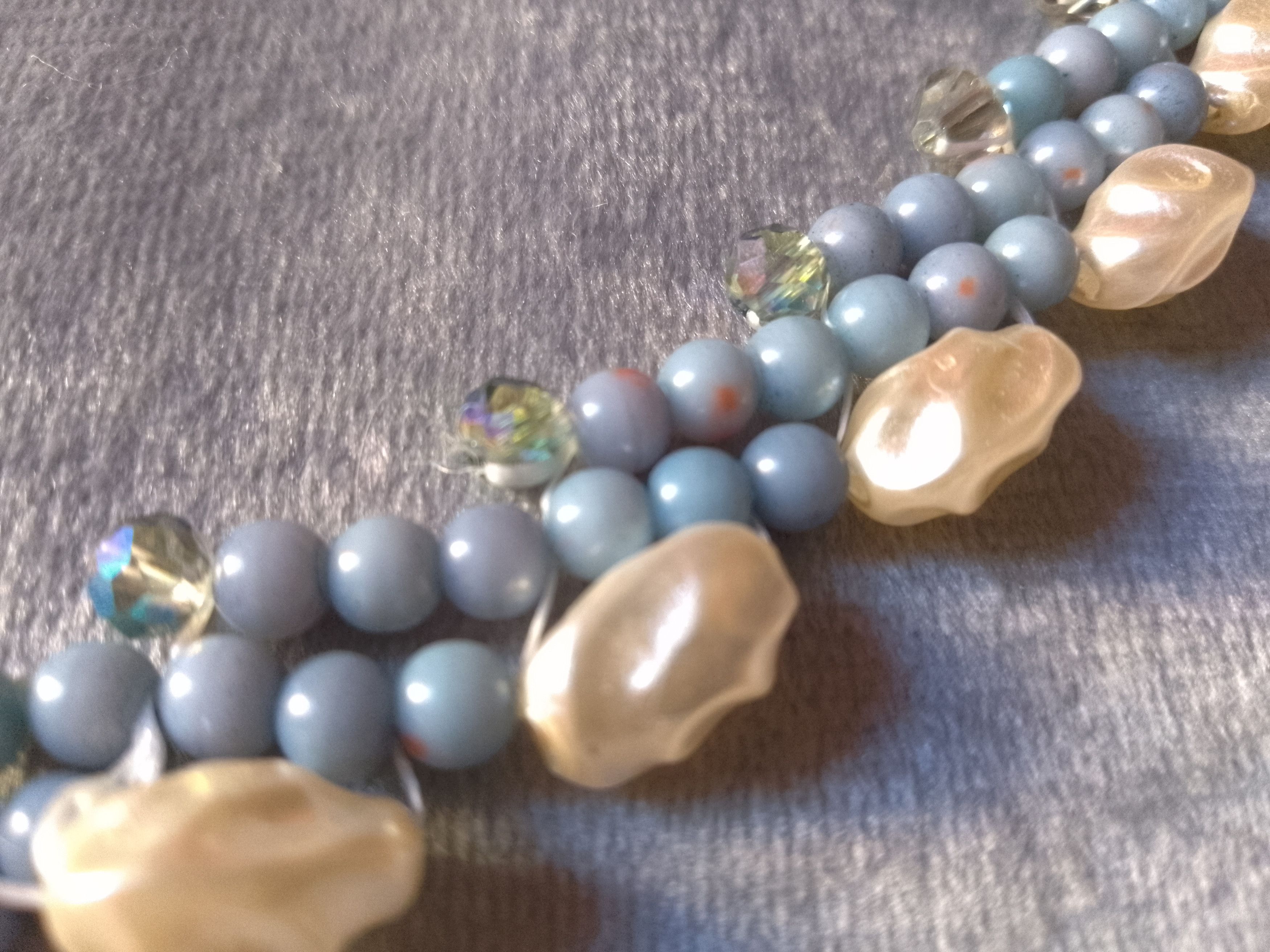Handmade Necklace Elegant Vintage Style Earrings Pearls. Size ONE SIZE - 2 Thumbnail