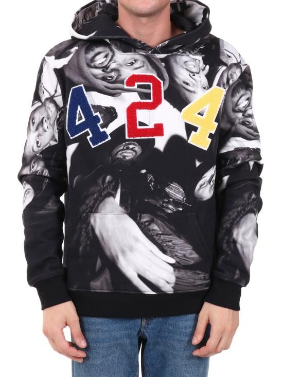 424 424 Men Sweater 8012 BLACK Size US M / EU 48-50 / 2 - 1 Thumbnail