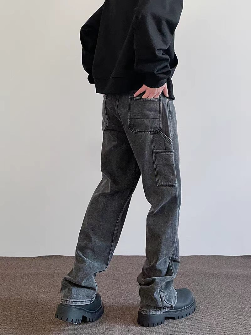 Japanese Brand × Jean High Street Zipper Split Aged Workwear Micro Flare Jeans Size US 34 / EU 50 - 1 Thumbnail