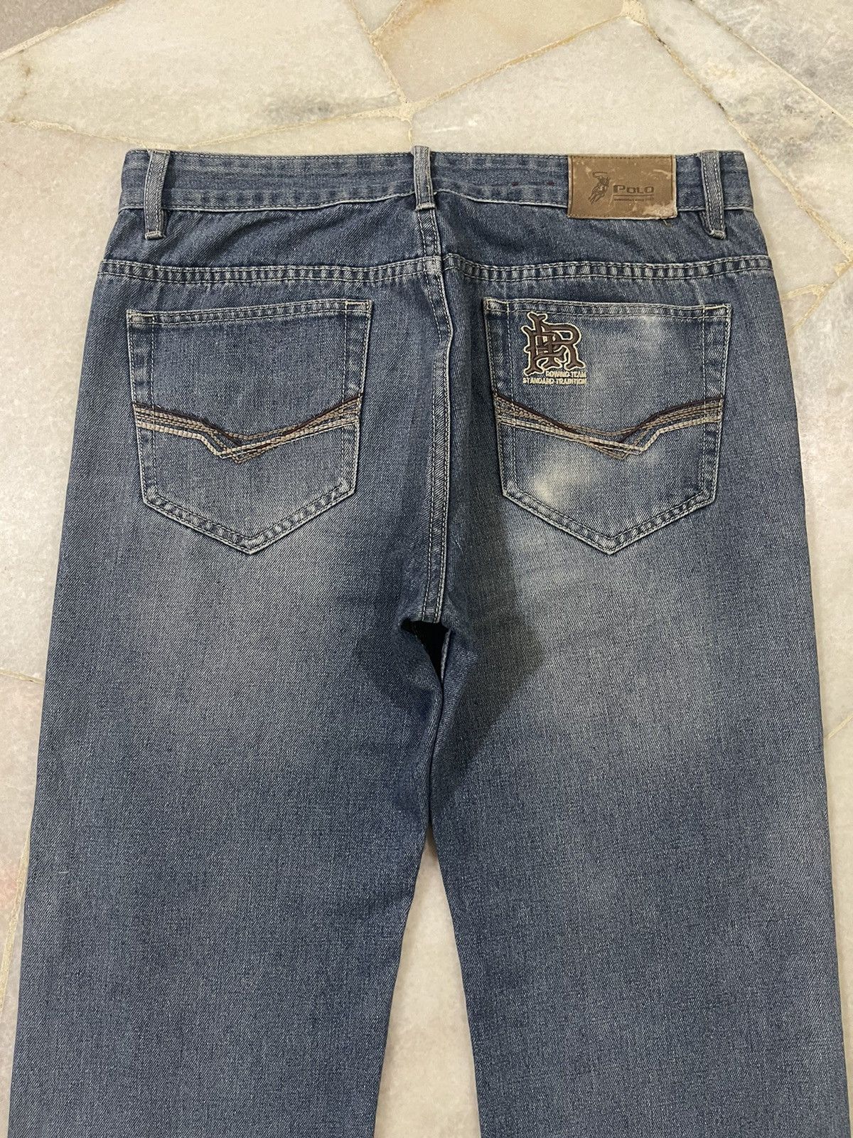 Polo Ralph Lauren POLO Big Classic Embroidered Logo Regular Fit Jeans Size US 34 / EU 50 - 13 Thumbnail