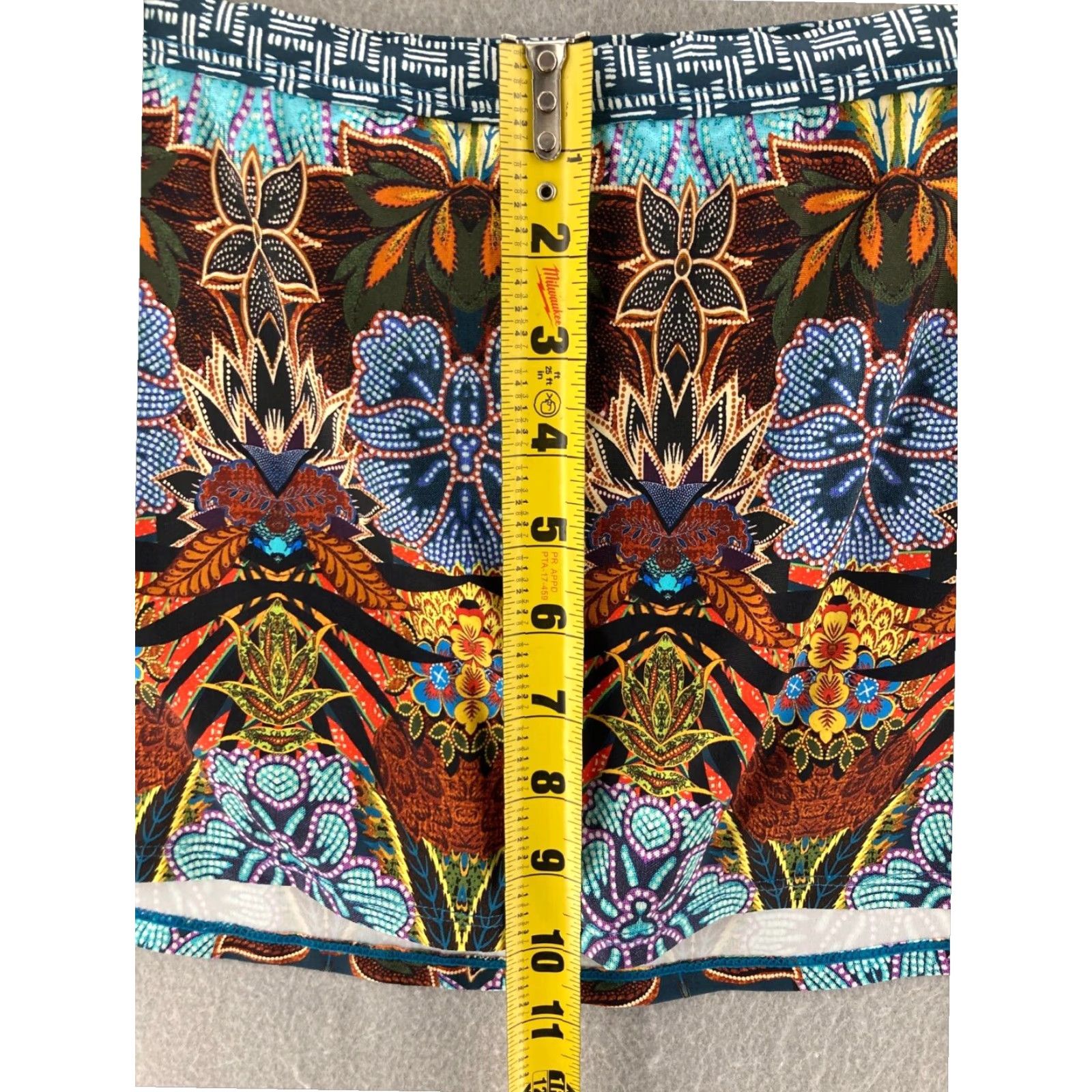 Kenneth Cole Kenneth Cole Womens Mini Skirt Large Boho Colorful Tribal Size 36" / US 14 / IT 50 - 4 Thumbnail