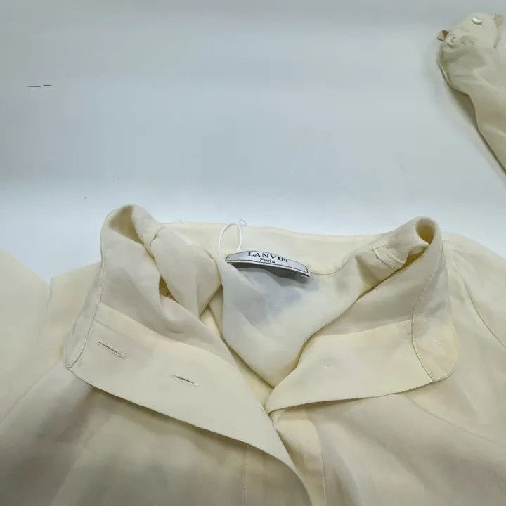 Lanvin Lanvin Casual Solid Long Sleeve Shirt -2508 Size US S / EU 44-46 / 1 - 6 Thumbnail