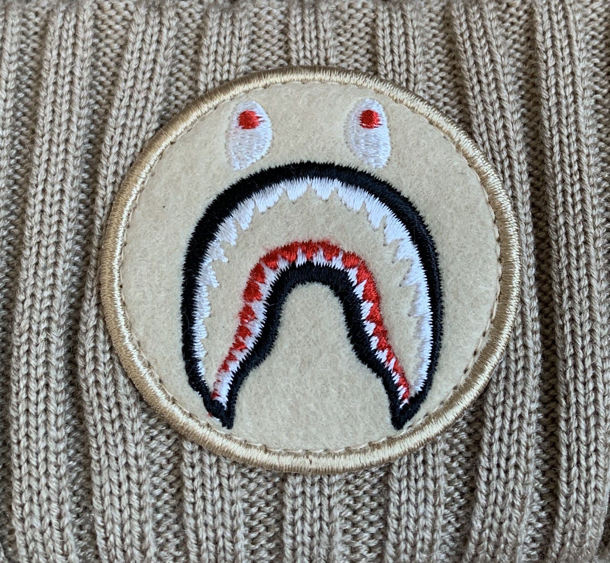 Bape OG Bape WGM Shark Beanie Size ONE SIZE - 2 Thumbnail