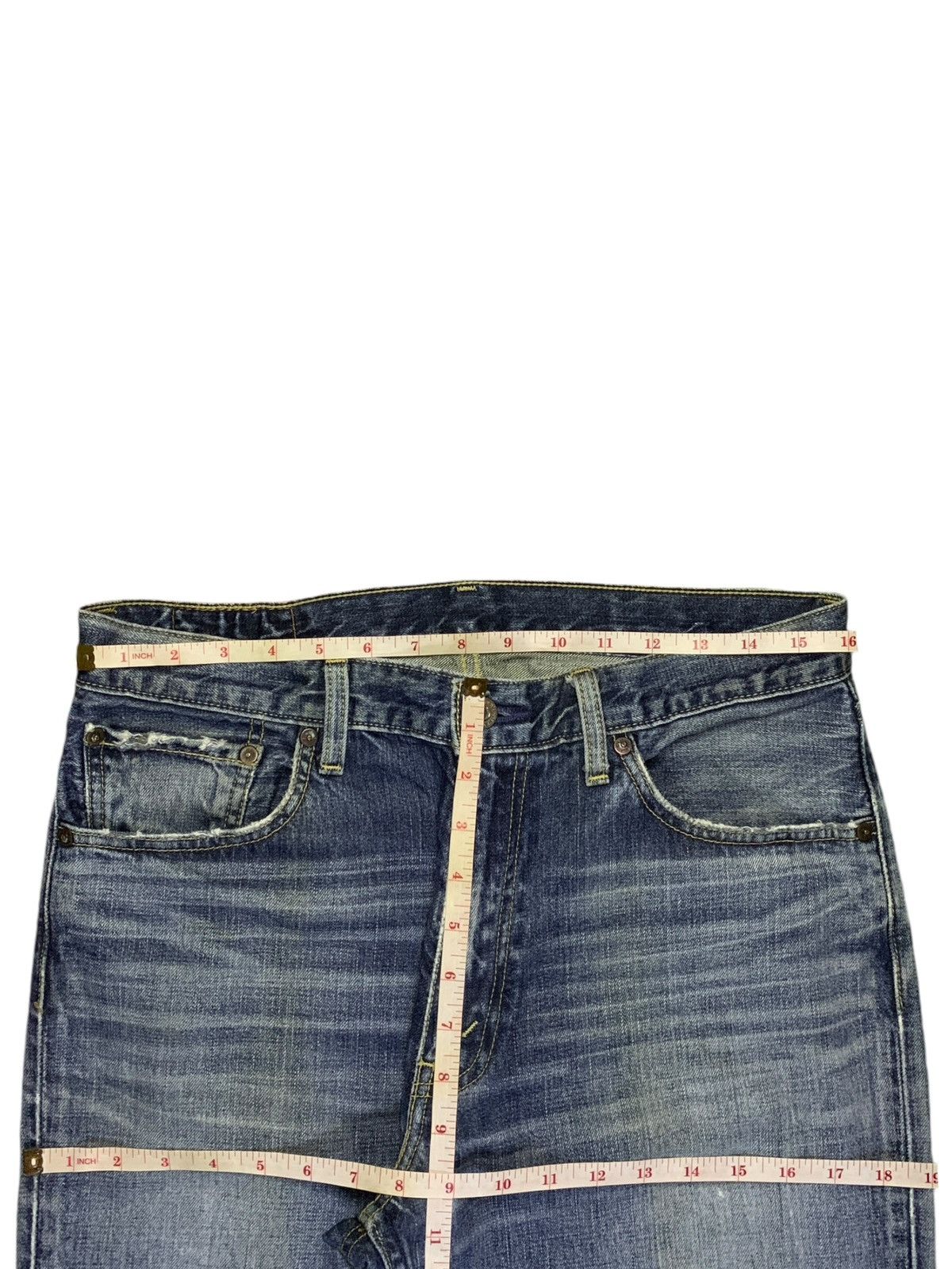 Levi's Vintage 90s Levis 502 Faded Wash Distressed Baggy Jeans Size US 32 / EU 48 - 12 Thumbnail