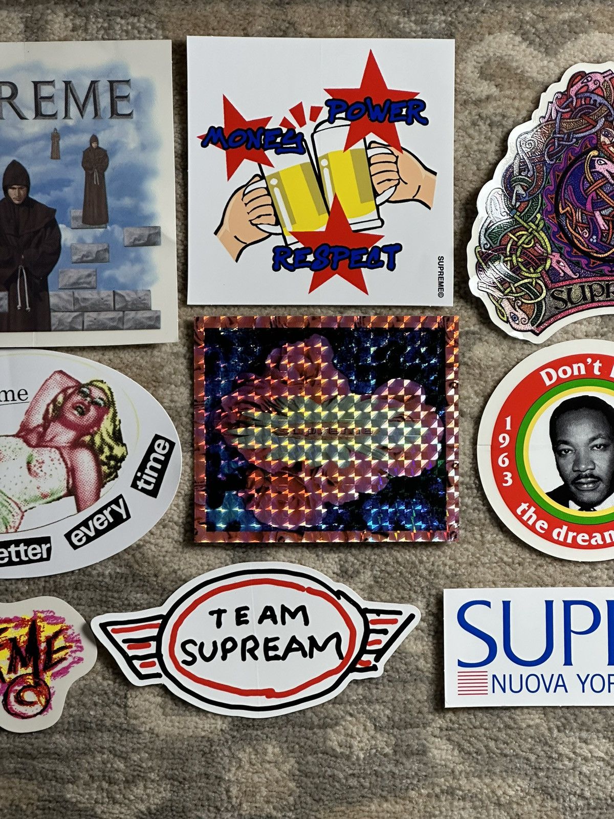 Supreme 10x Supreme Stickers Lot Size ONE SIZE - 4 Thumbnail