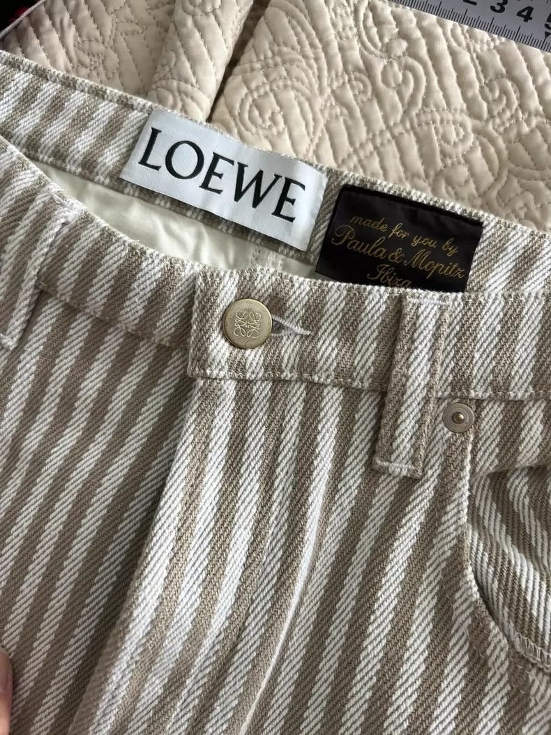 Loewe Loewe size 40 Striped fringed beaded trousers Size US 40 / EU 56 - 4 Thumbnail