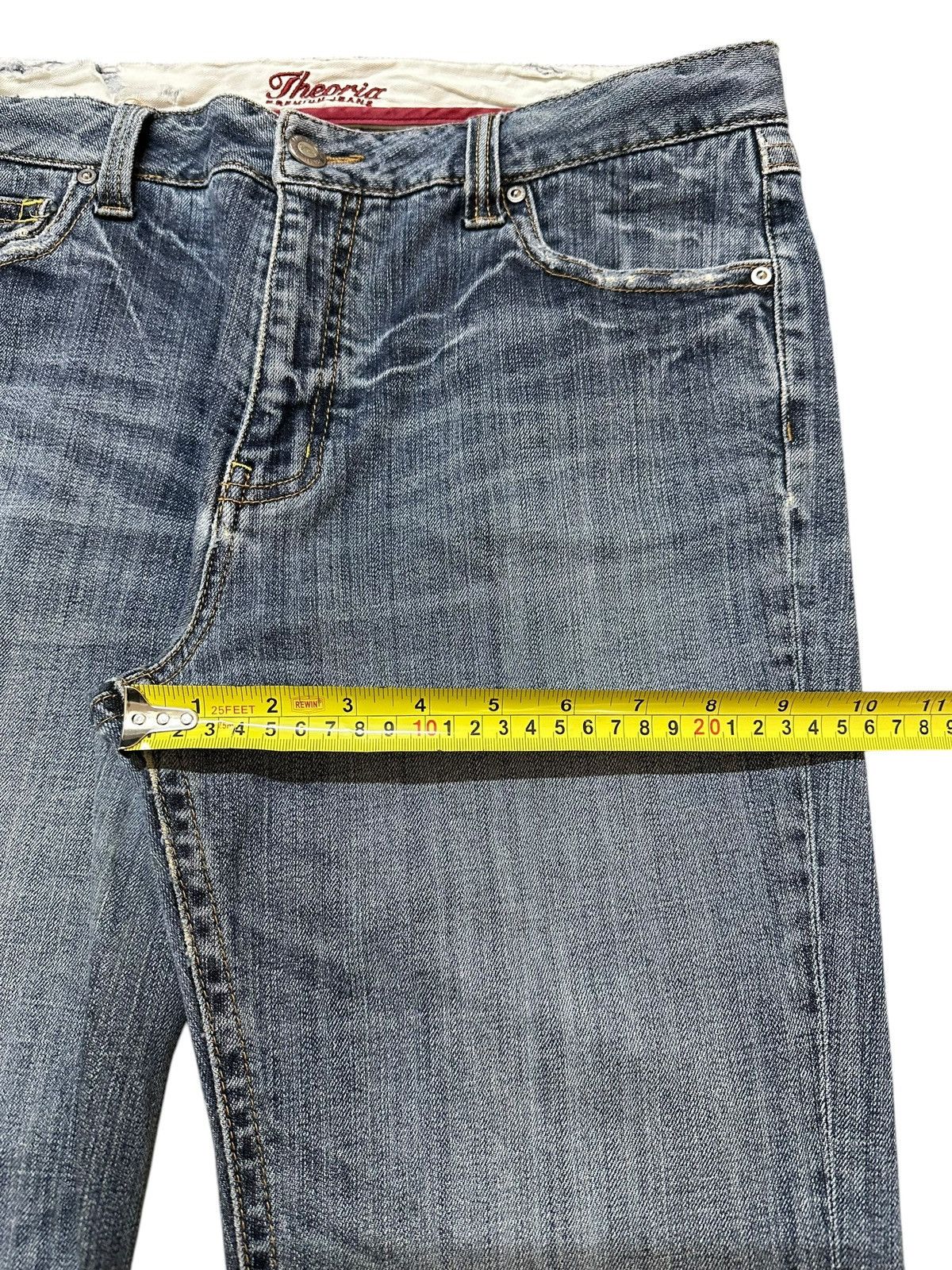 If Six Was Nine Vintage Japanese Brand Blue Wash Style Flare Jeans Size US 32 / EU 48 - 14 Thumbnail