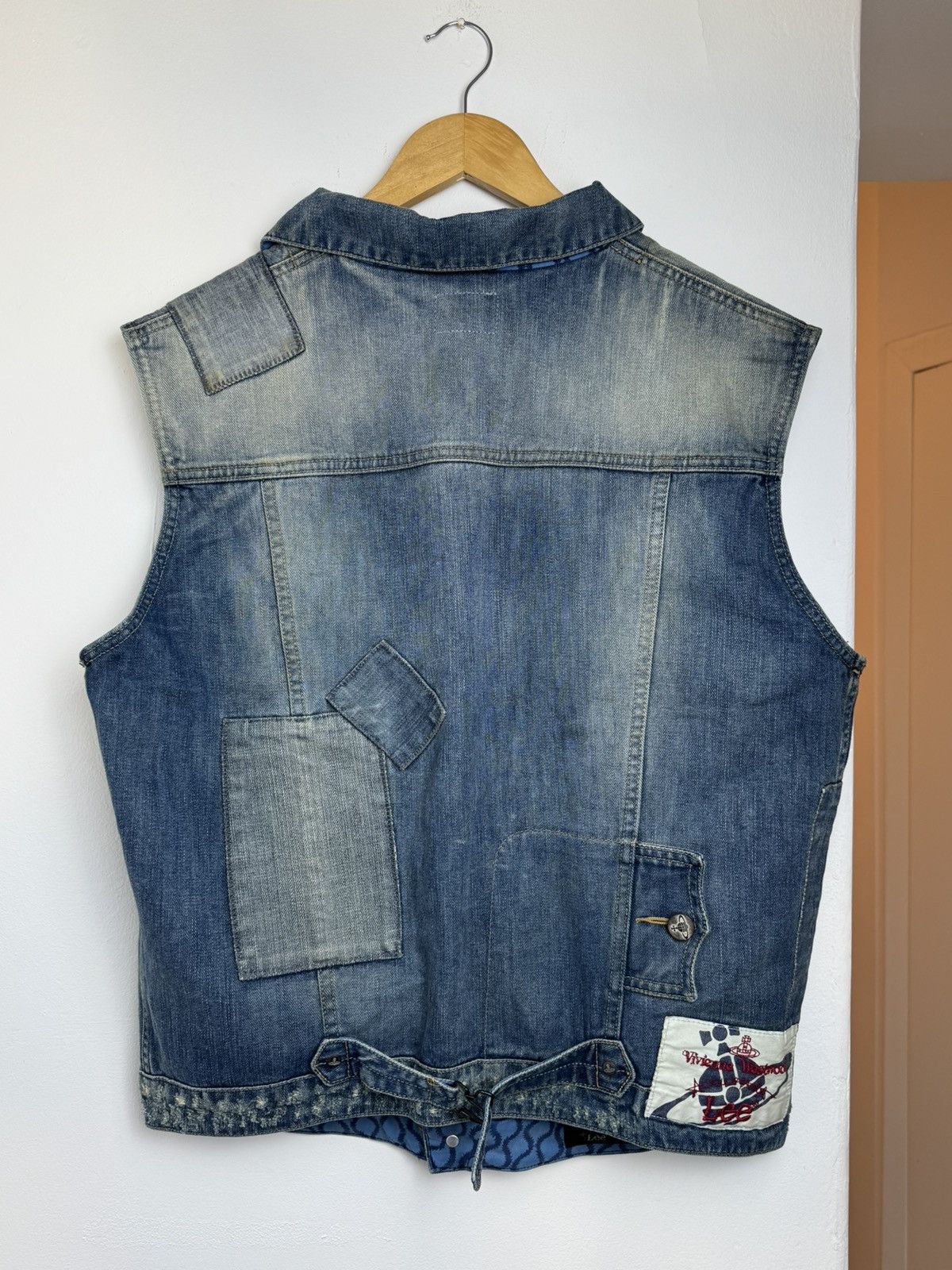 Lee × Vintage × Vivienne Westwood Vivienne Westwood X Lee Jeans Vest Luxury Brand Rare Item Size US XL / EU 56 / 4 - 7 Thumbnail